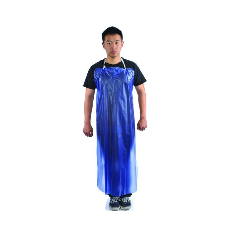 PVC Aprons - Blue 35" x 45" 3