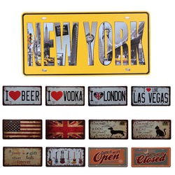Full Color Dye Sublimated Embossed Aluminum License Plate