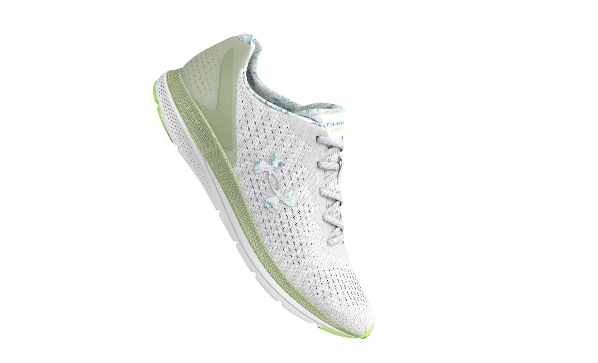 Women's UA Charged Impulse 2 Print Running Shoes 1