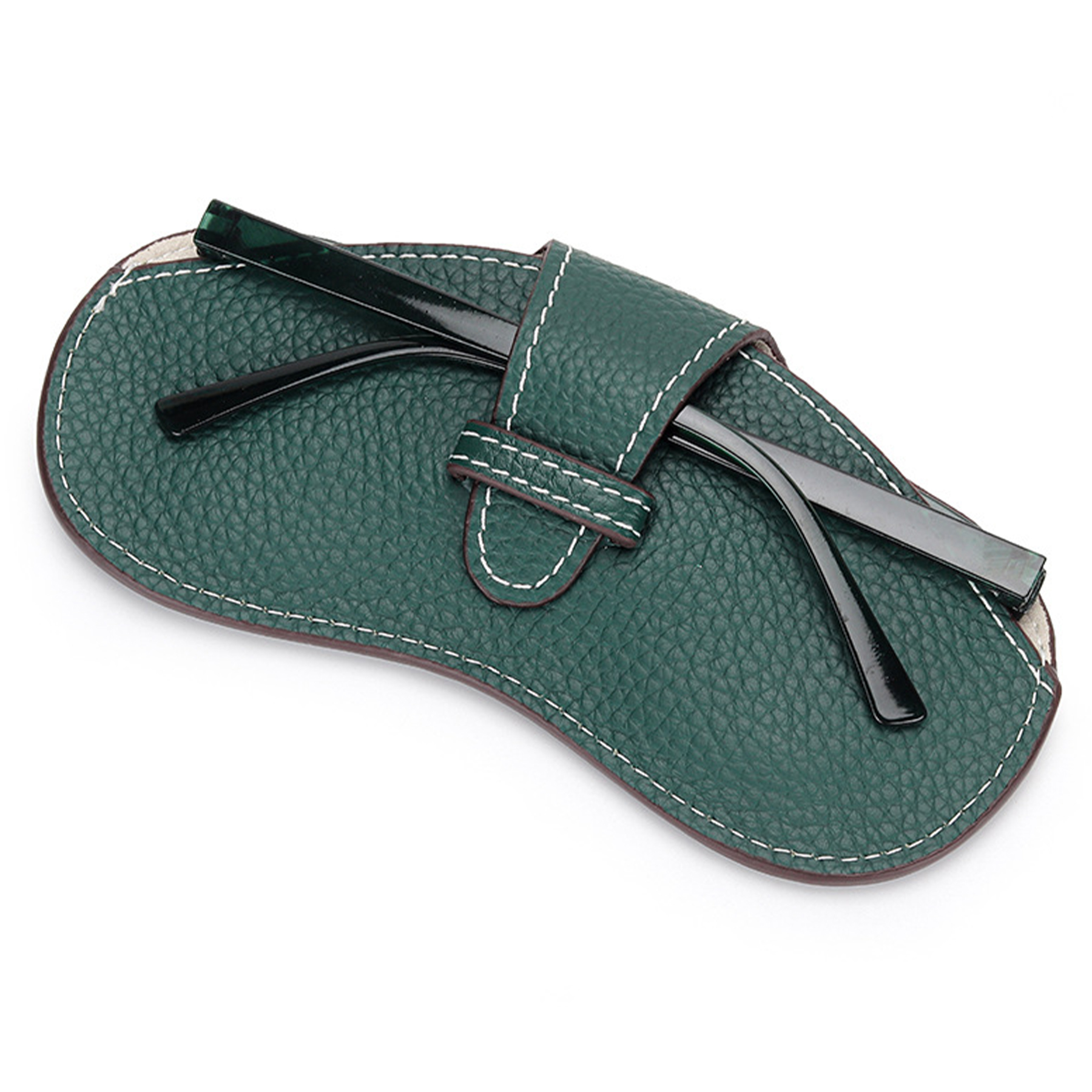 Genuine Leather Sunglasses and sunglasses storage bag 16