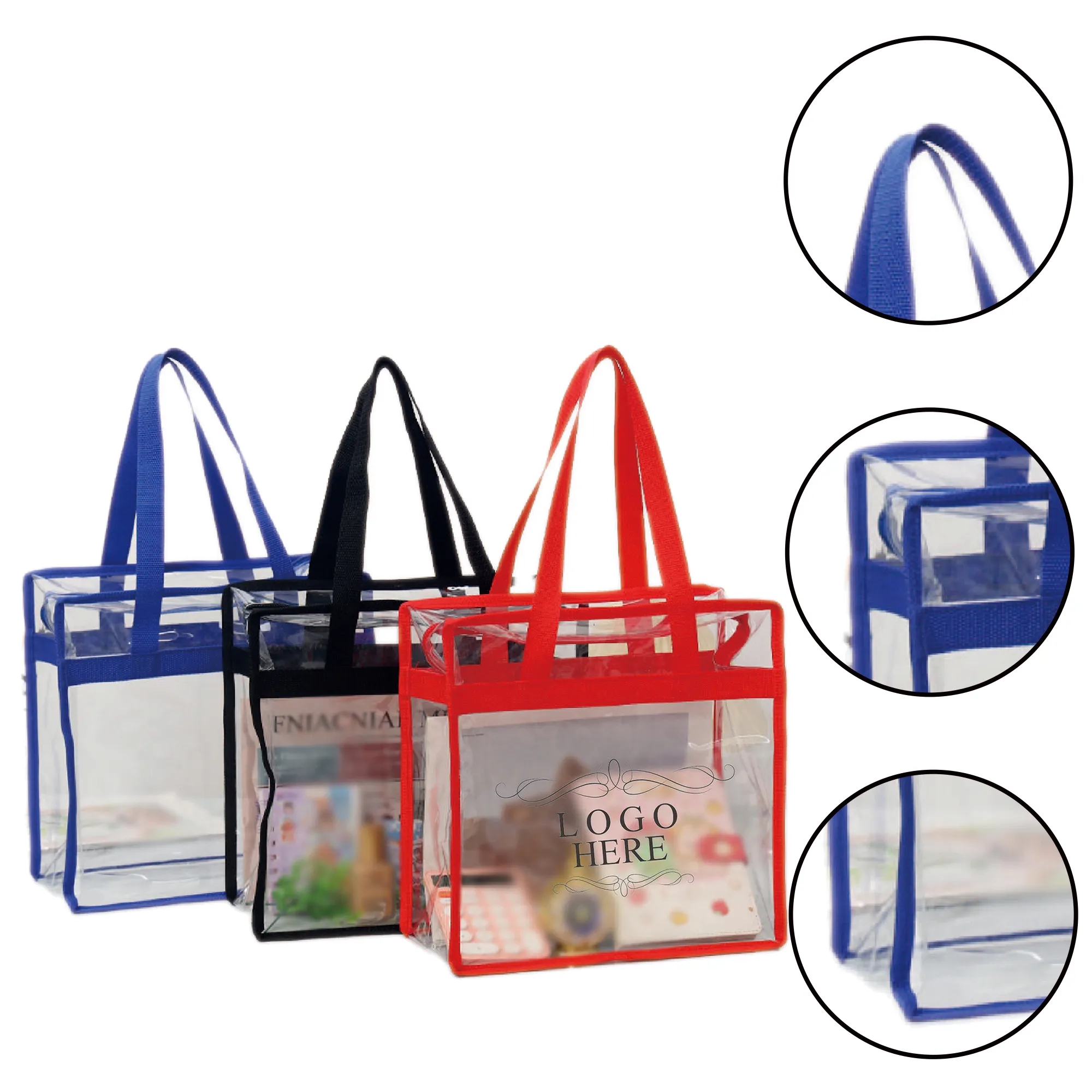 Custom Printed Tote-Clear