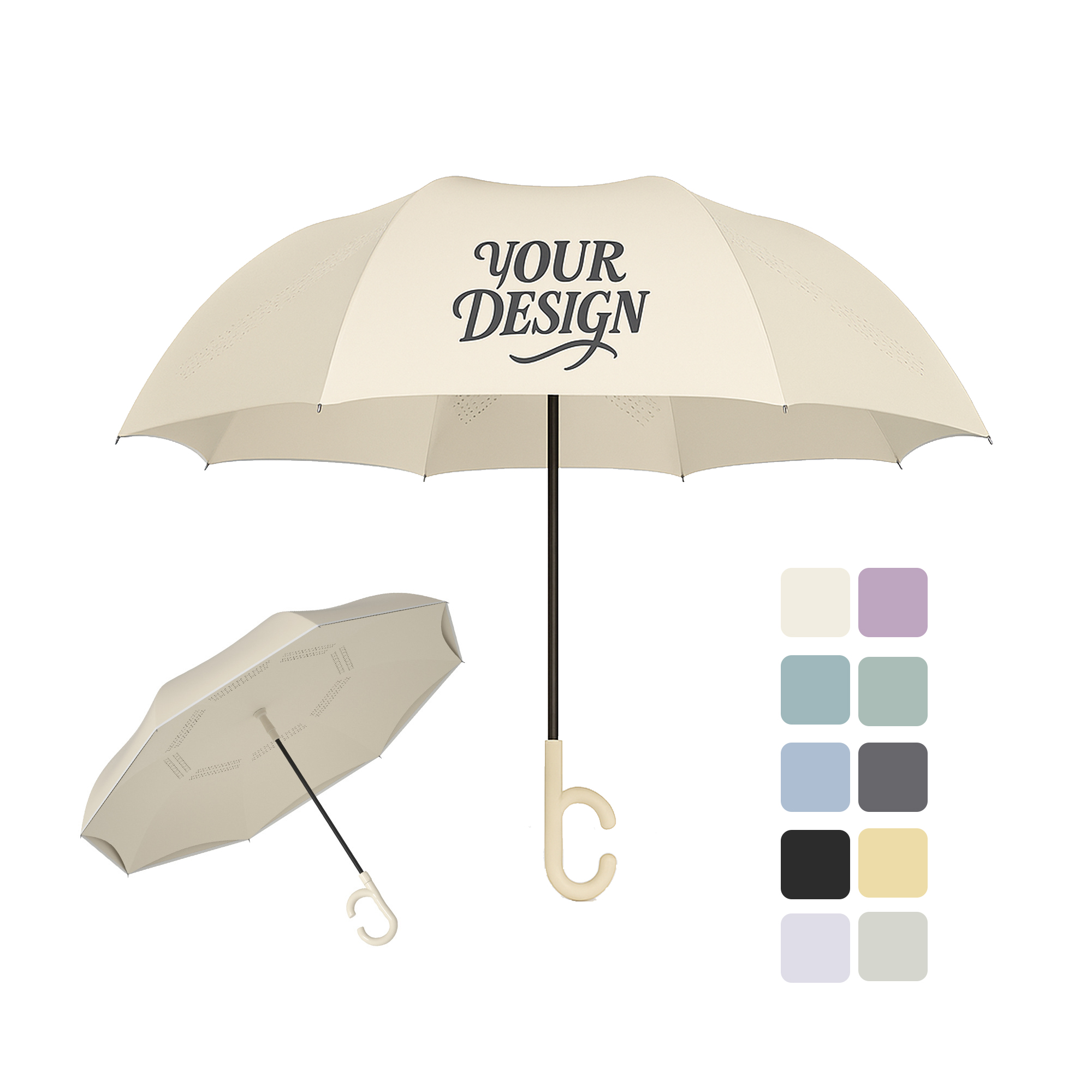 Automatic Reverse Folding Umbrella 4