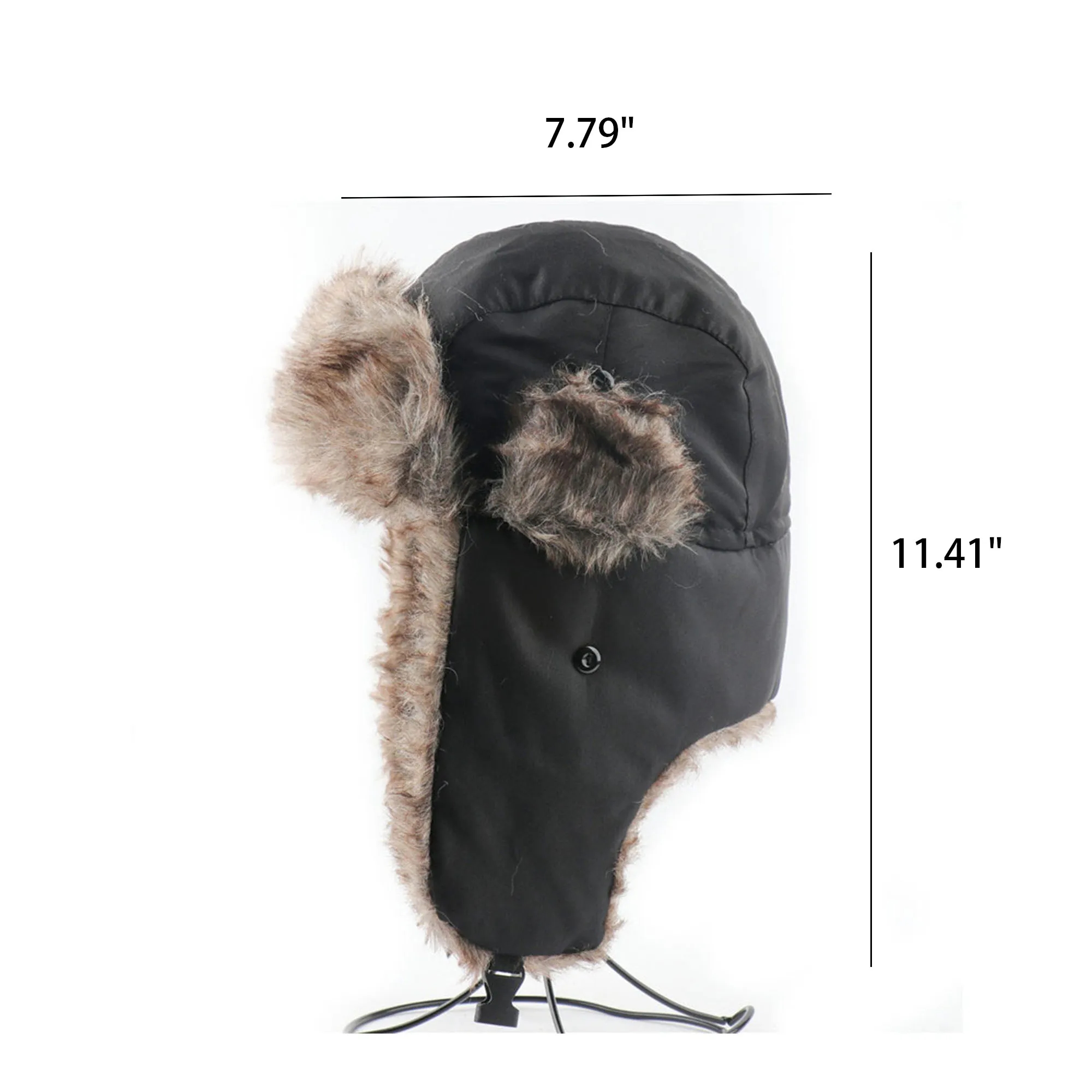 Faux Fur Ear Flap Winter Hat 11