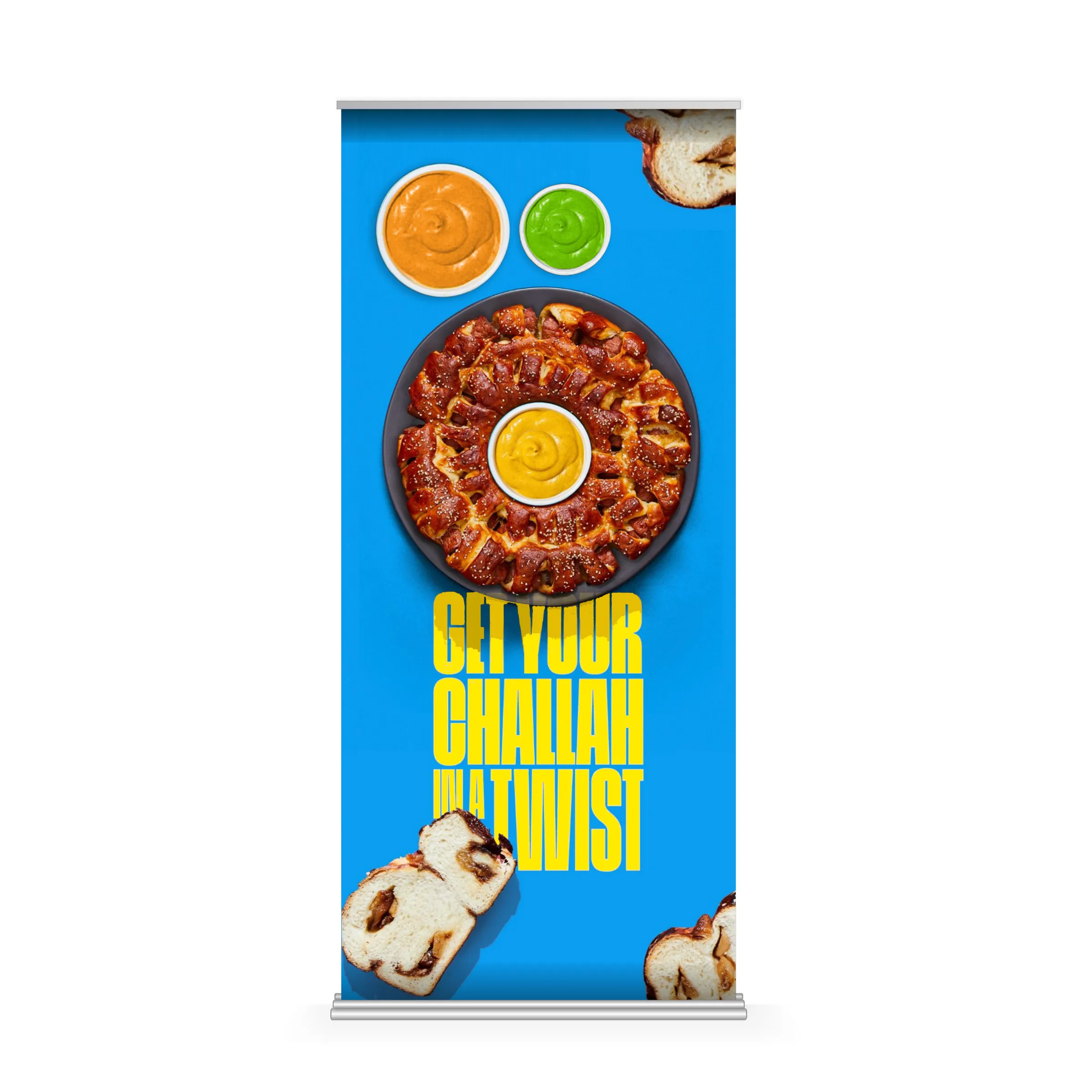 36" x 84" Wide Super Deluxe Retractable Banner Kit