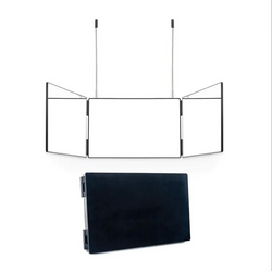 Cosmetic Folding 3-Sided Mirror