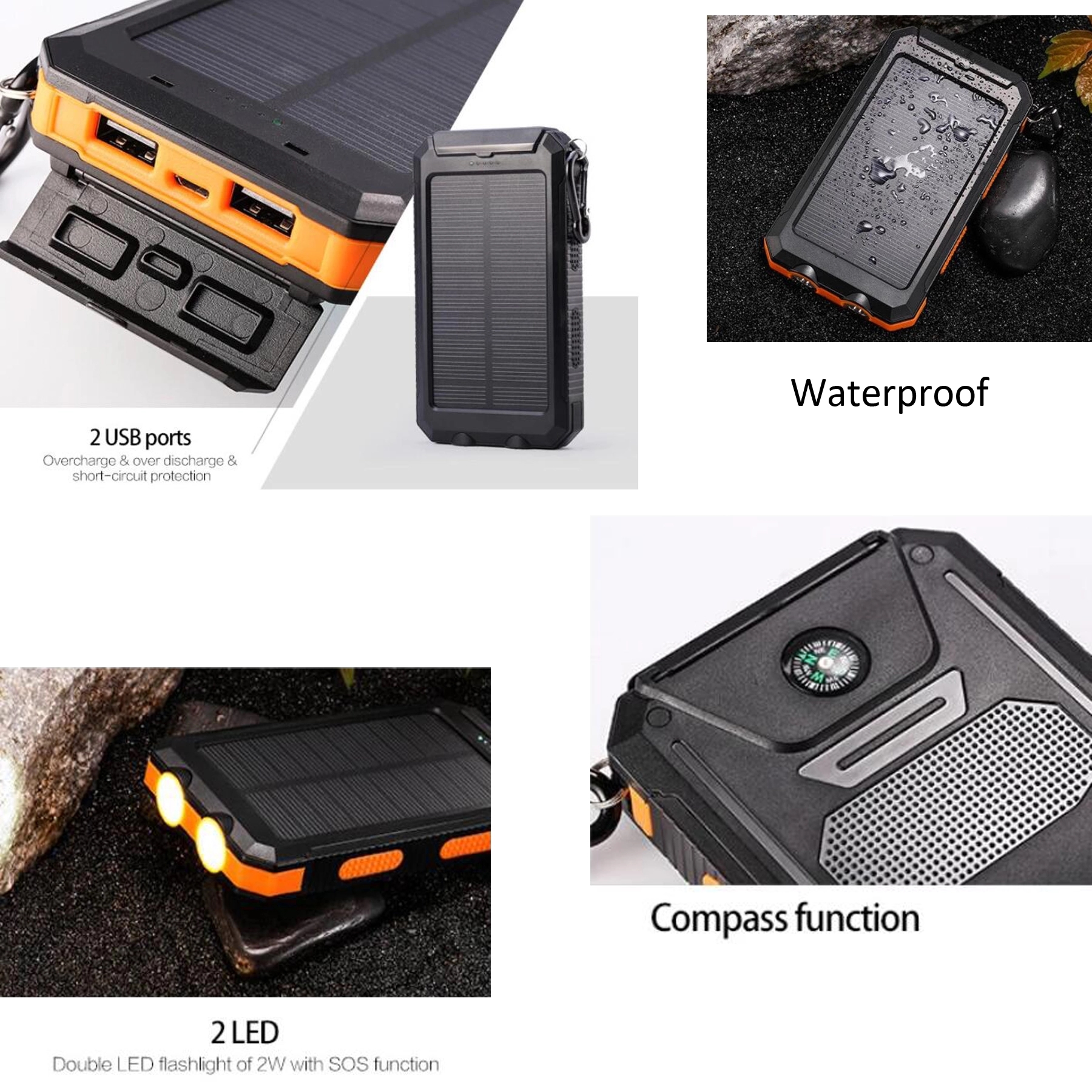 Power Bank with LED-10000 mAh - US Stock 12