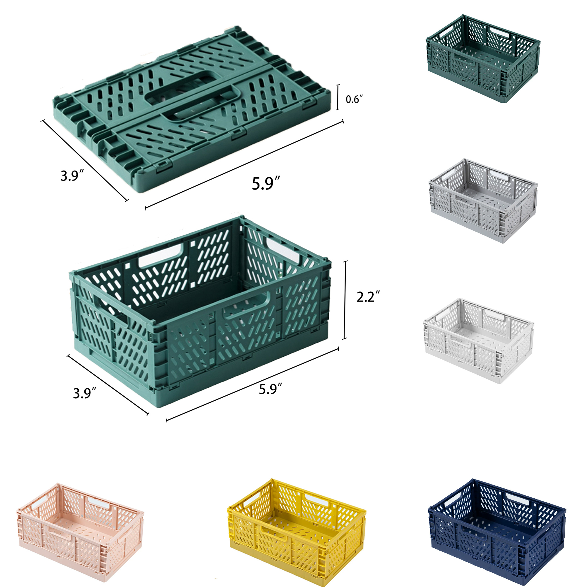 Mini Folding Plastic Storage Box 3