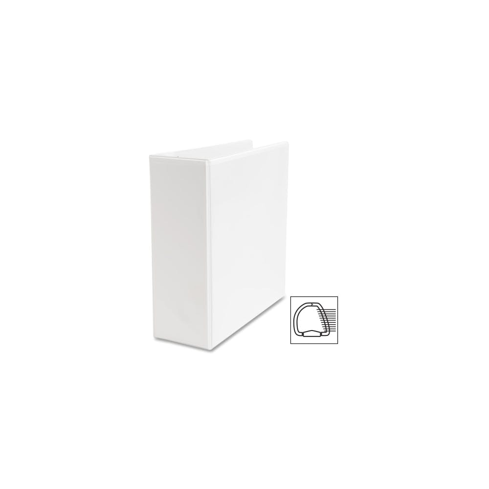 4" 3-Ring Binders - White D Rings View Covers 2
