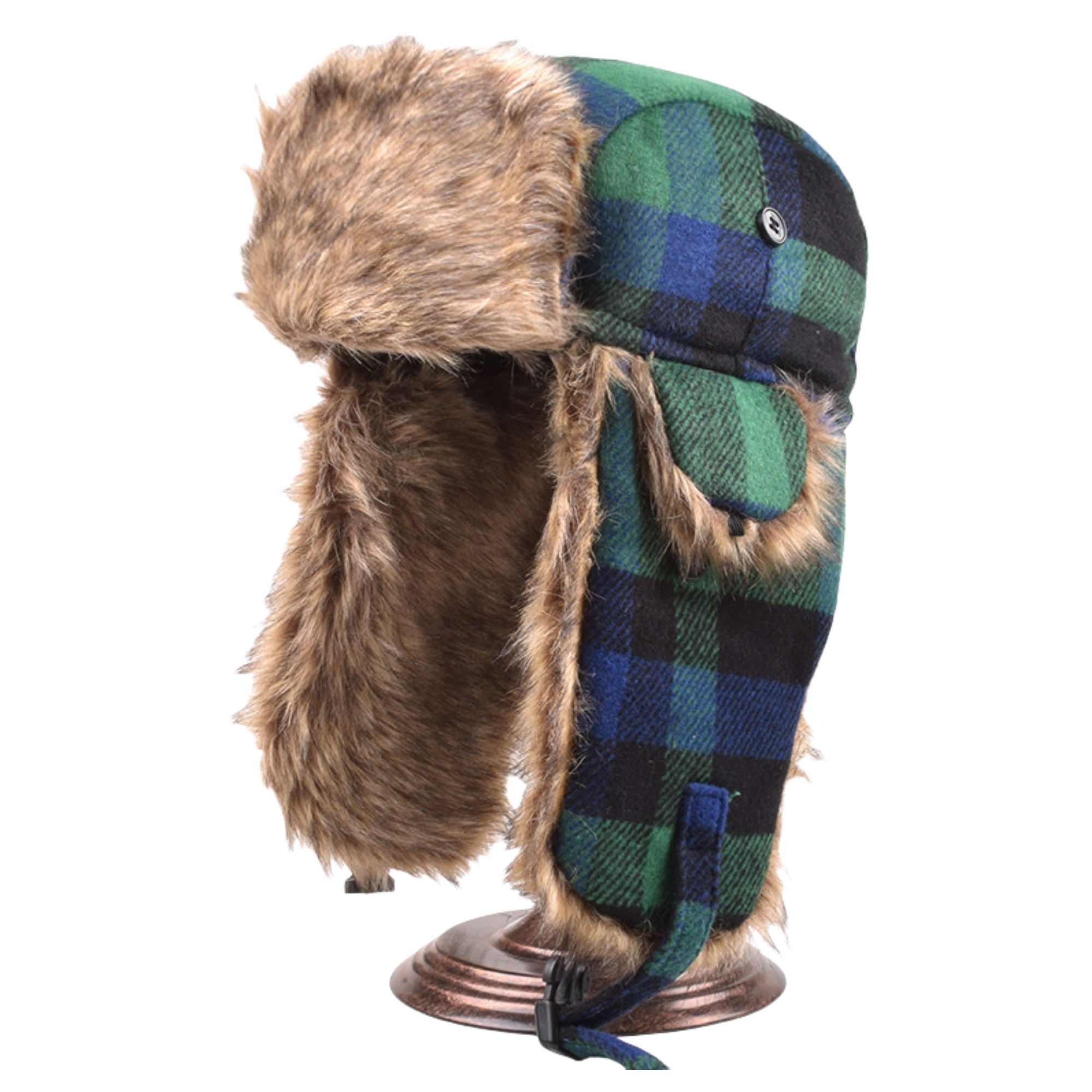 Lumberjack Plaid Aviator Trapper Hat 9