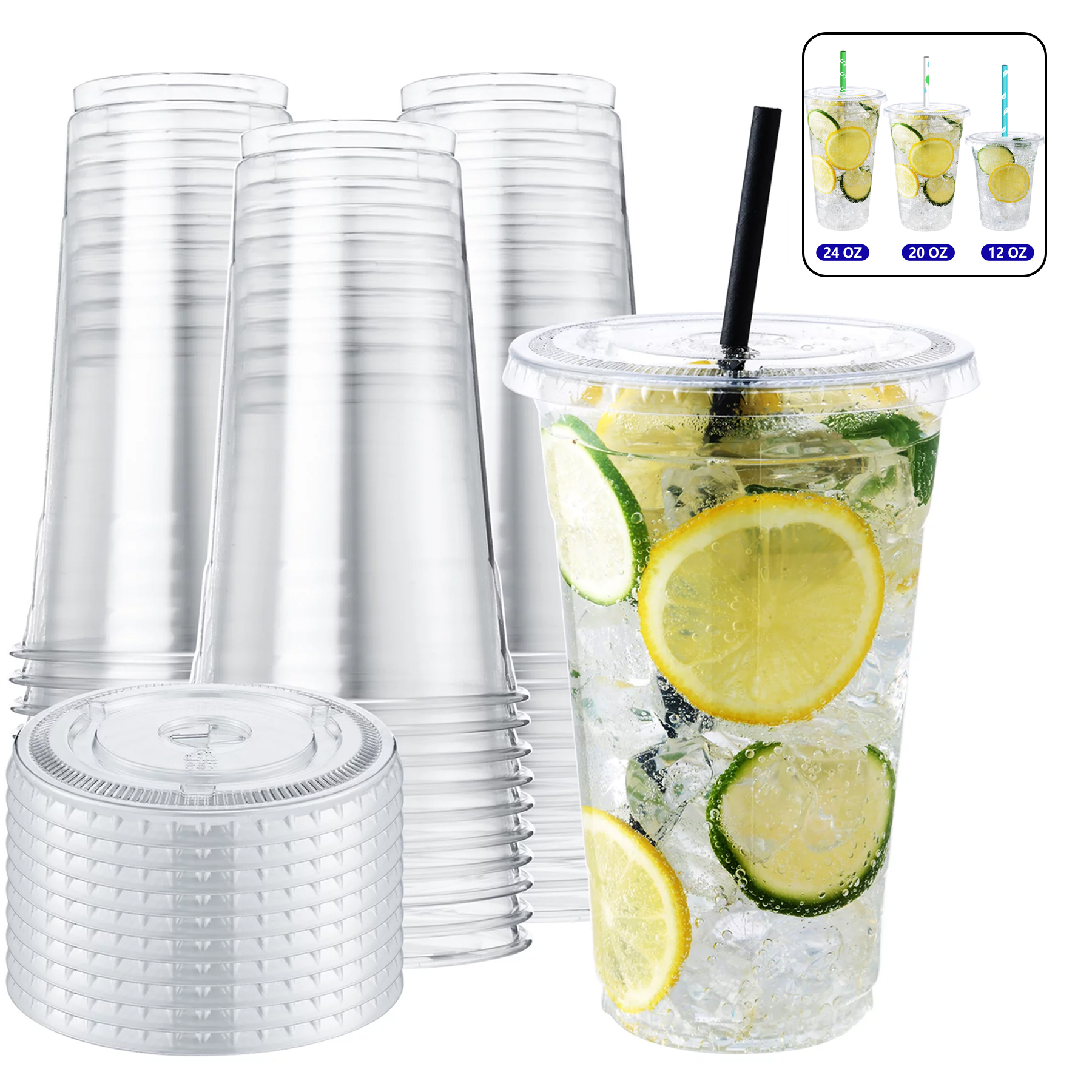 Clear Soft Plastic Cup - 16 oz. 3