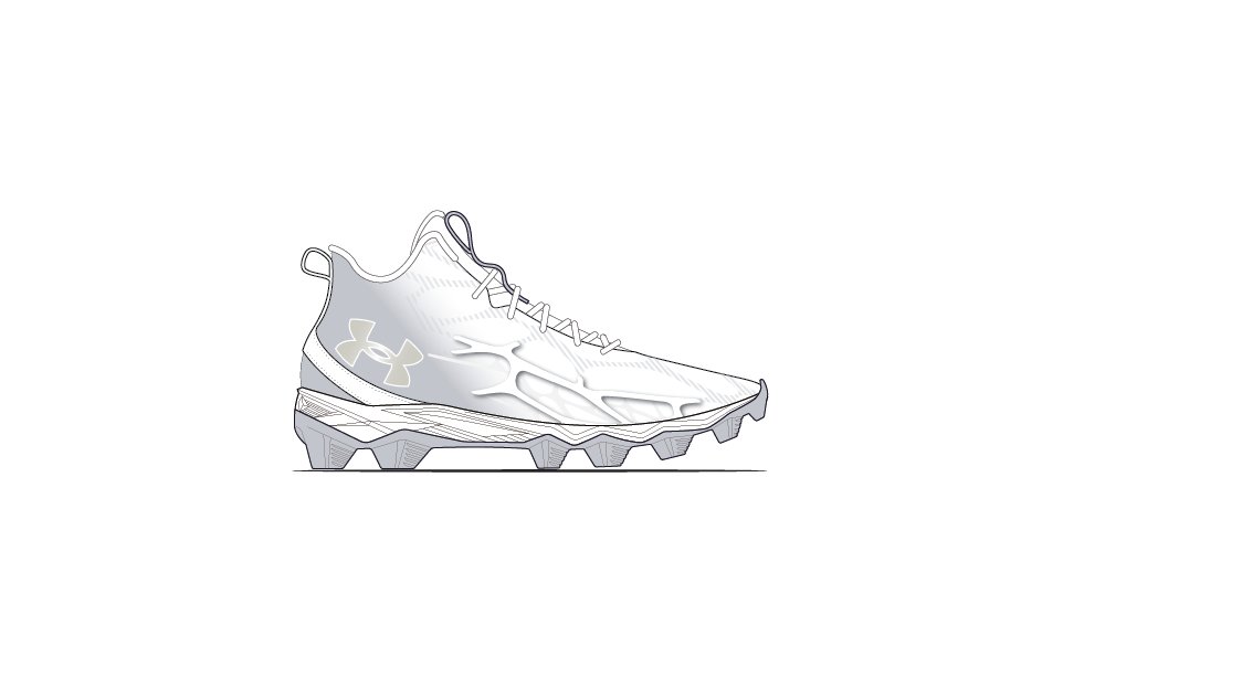 Boys' UA Command RM Jr. Lacrosse Cleats 6