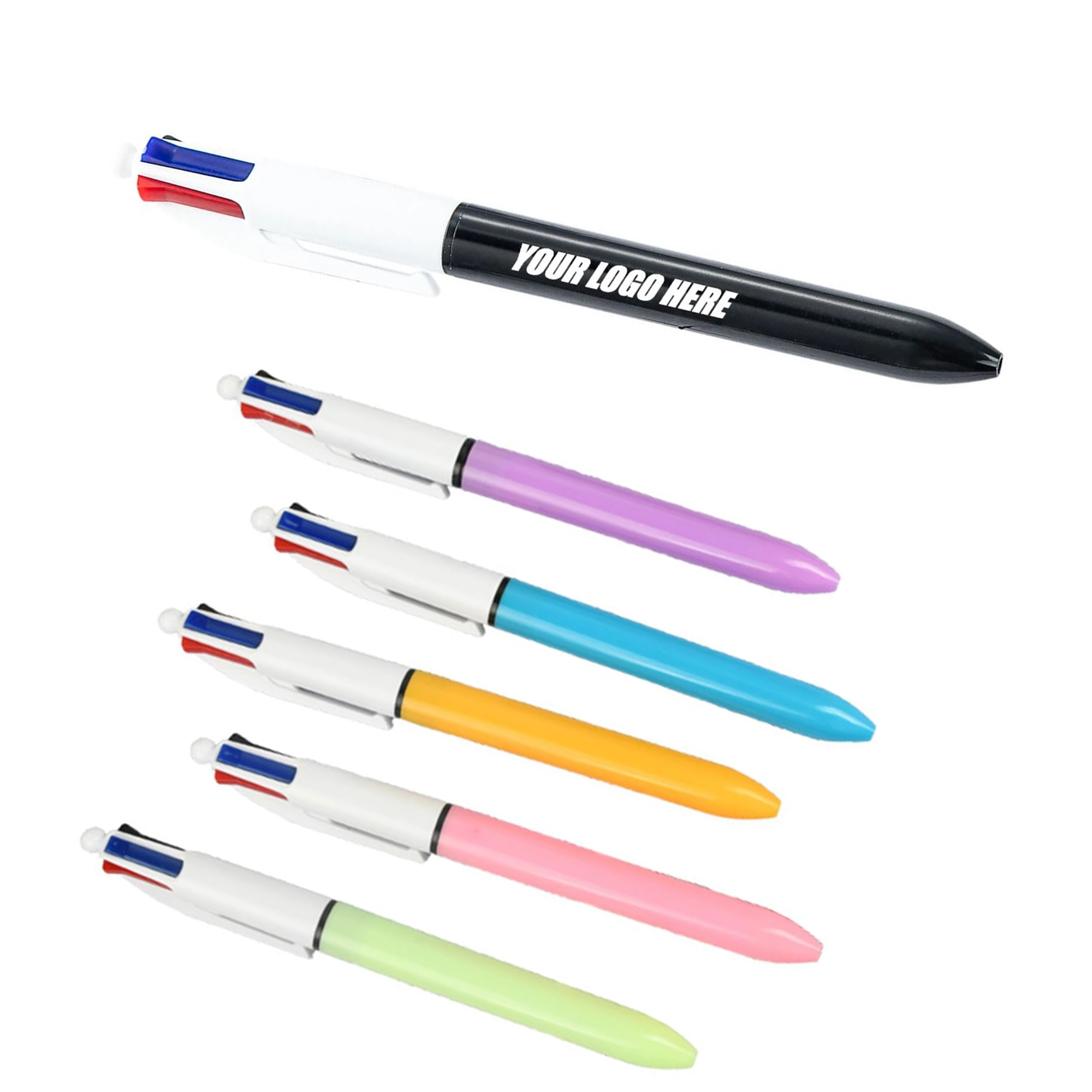 MOQ25 4 In 1 Retractable Ballpoint Pen 3