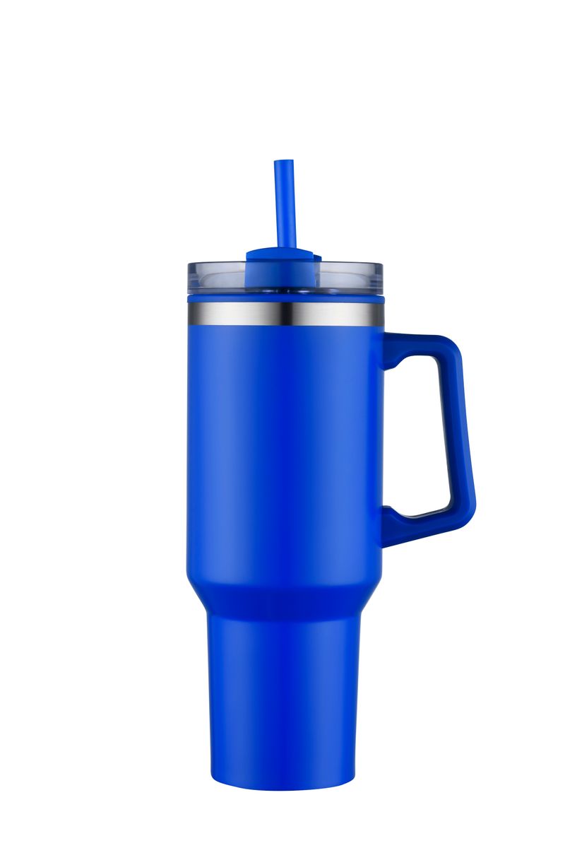 Endura 40 oz Light Blue Double Wall Travel Mug 3