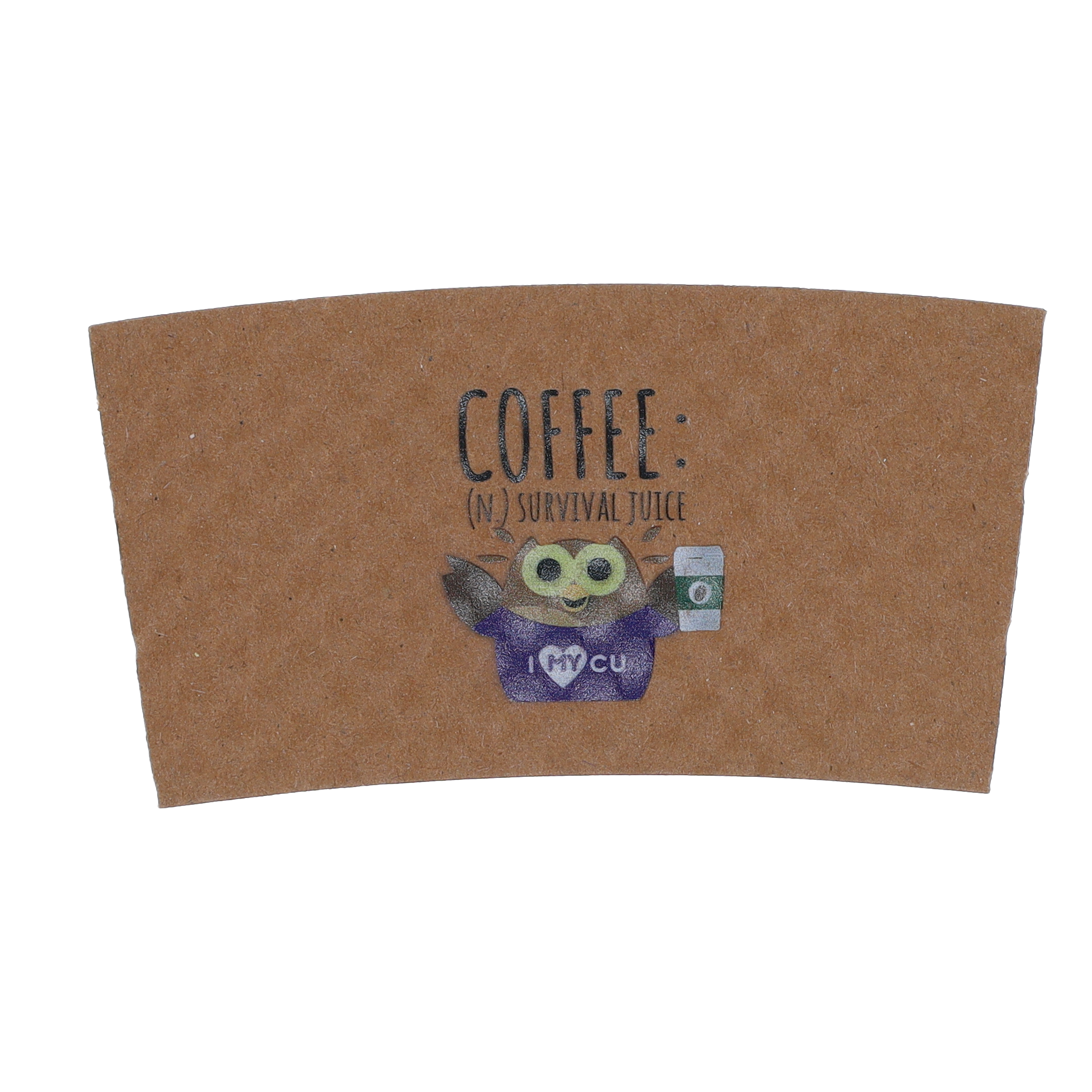 12/16/20/24 oz Beverage Wrap Kraft Digital Print 13