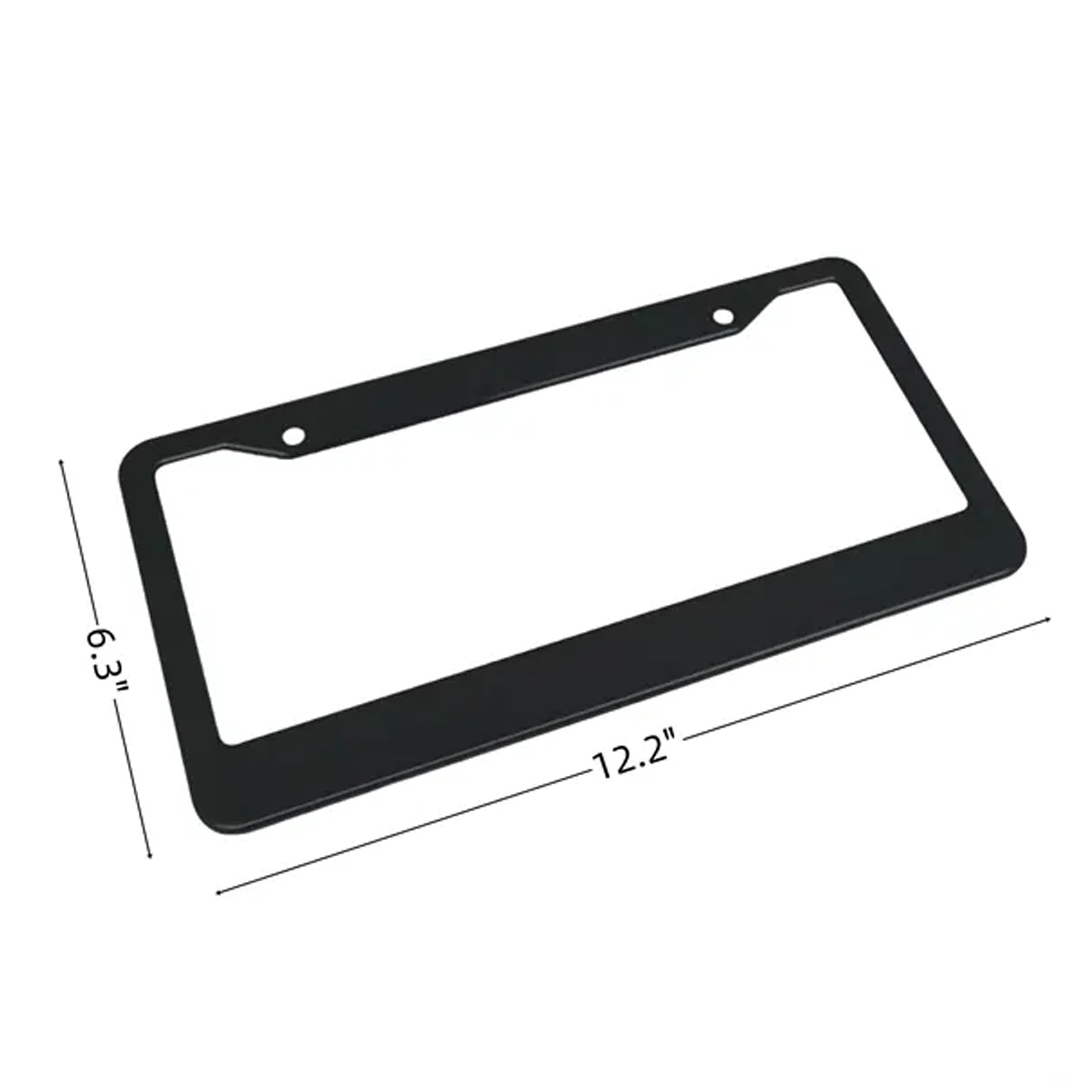 Vibrant Color Aluminum Alloy License Plate Frames MOQ 10 5