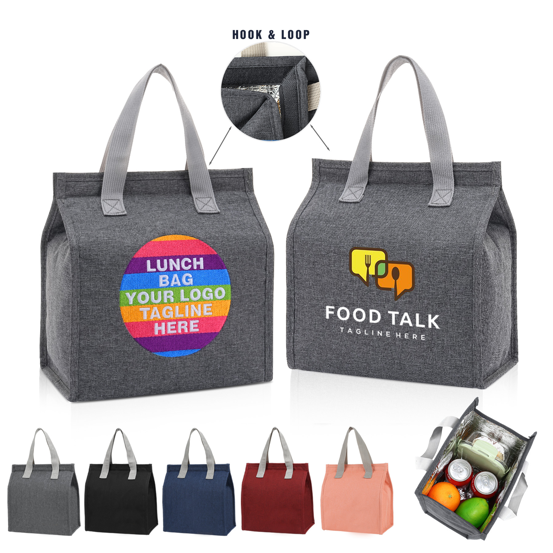 Lunchtime 6 Pack Insulated Tote Bag (Ocean)