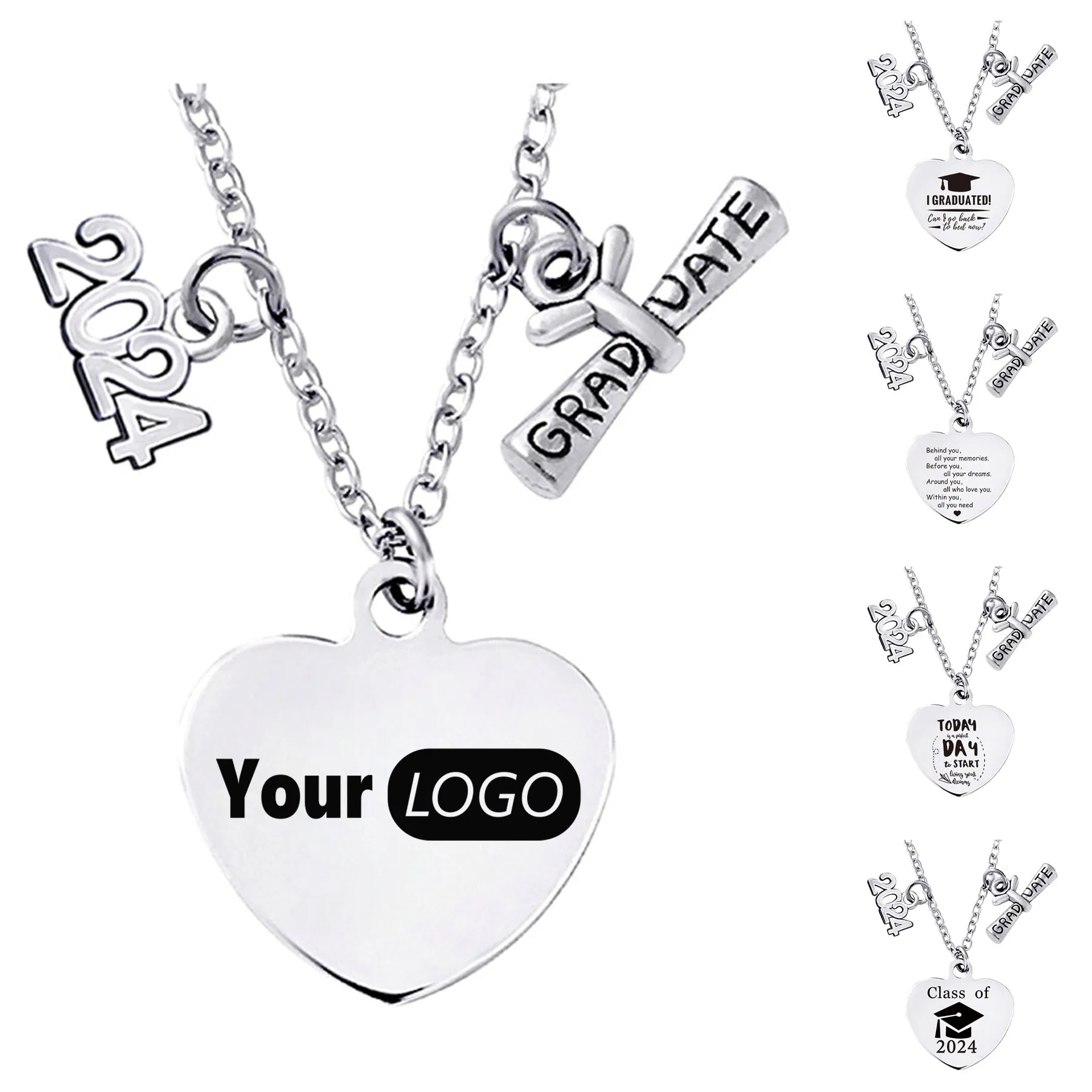 Stainless Steel Graduation Gift Necklace 9