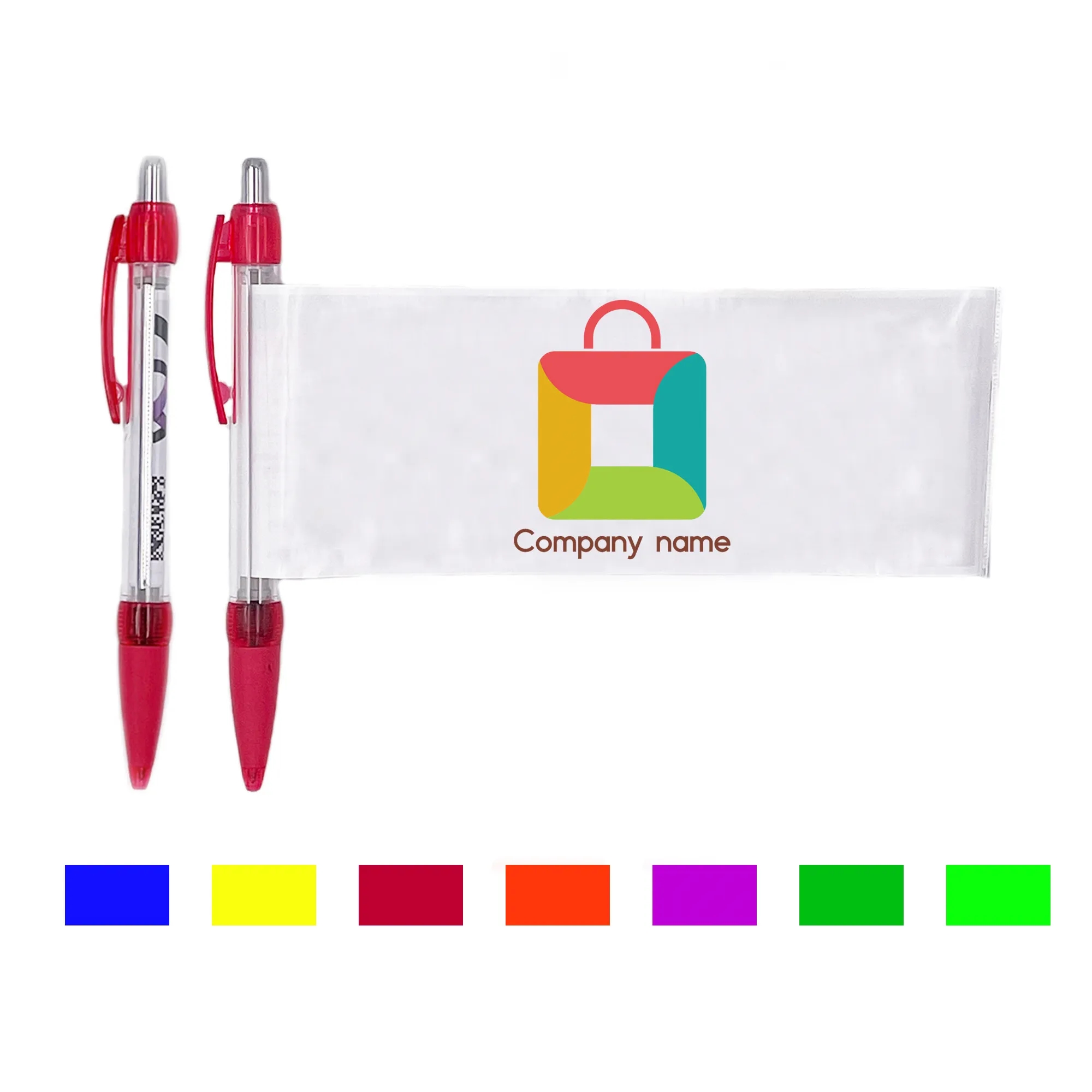 Pull-Out Banner Drawing Ballpoint Pen