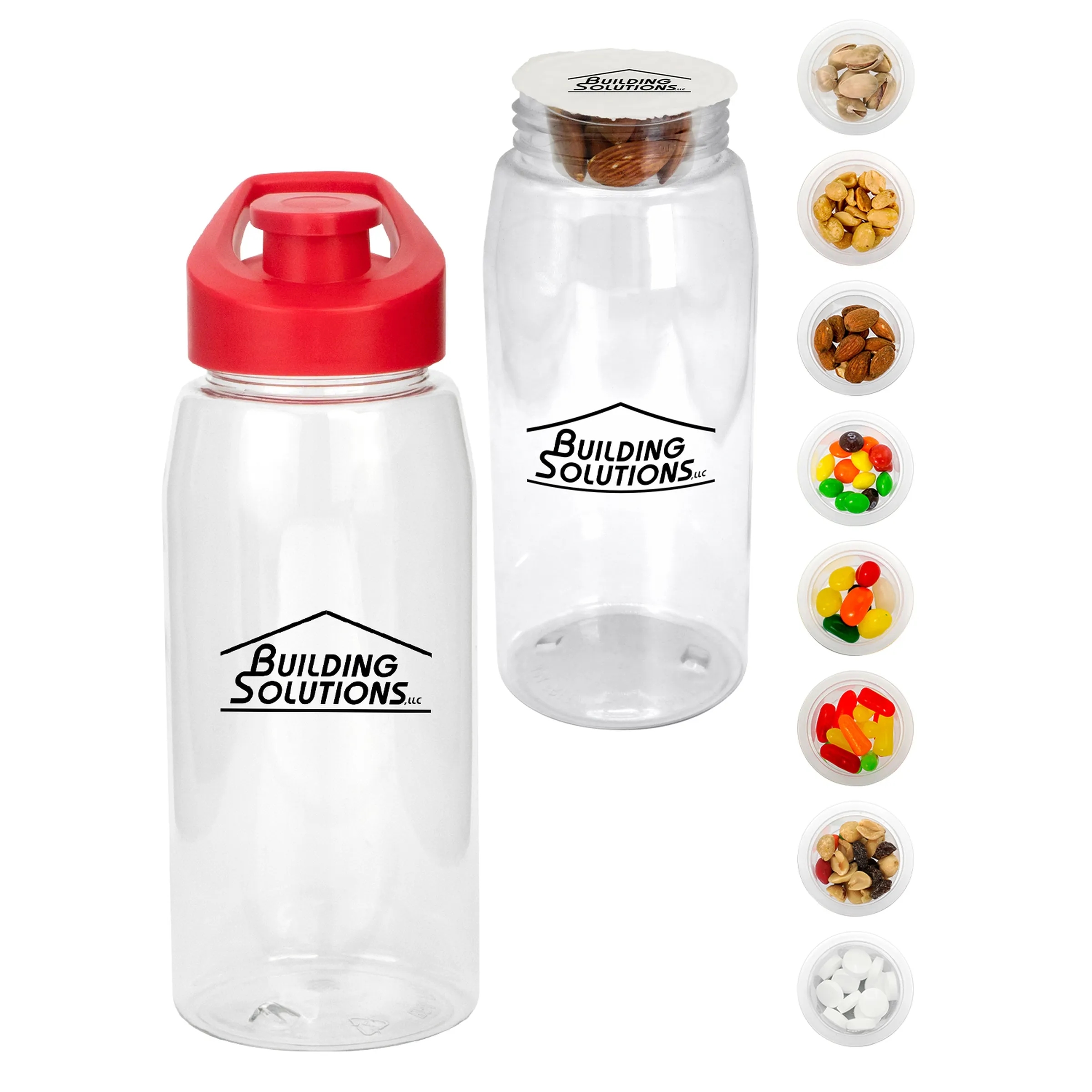 Easy Pour 25 oz. Recycled Snack Bottle 6