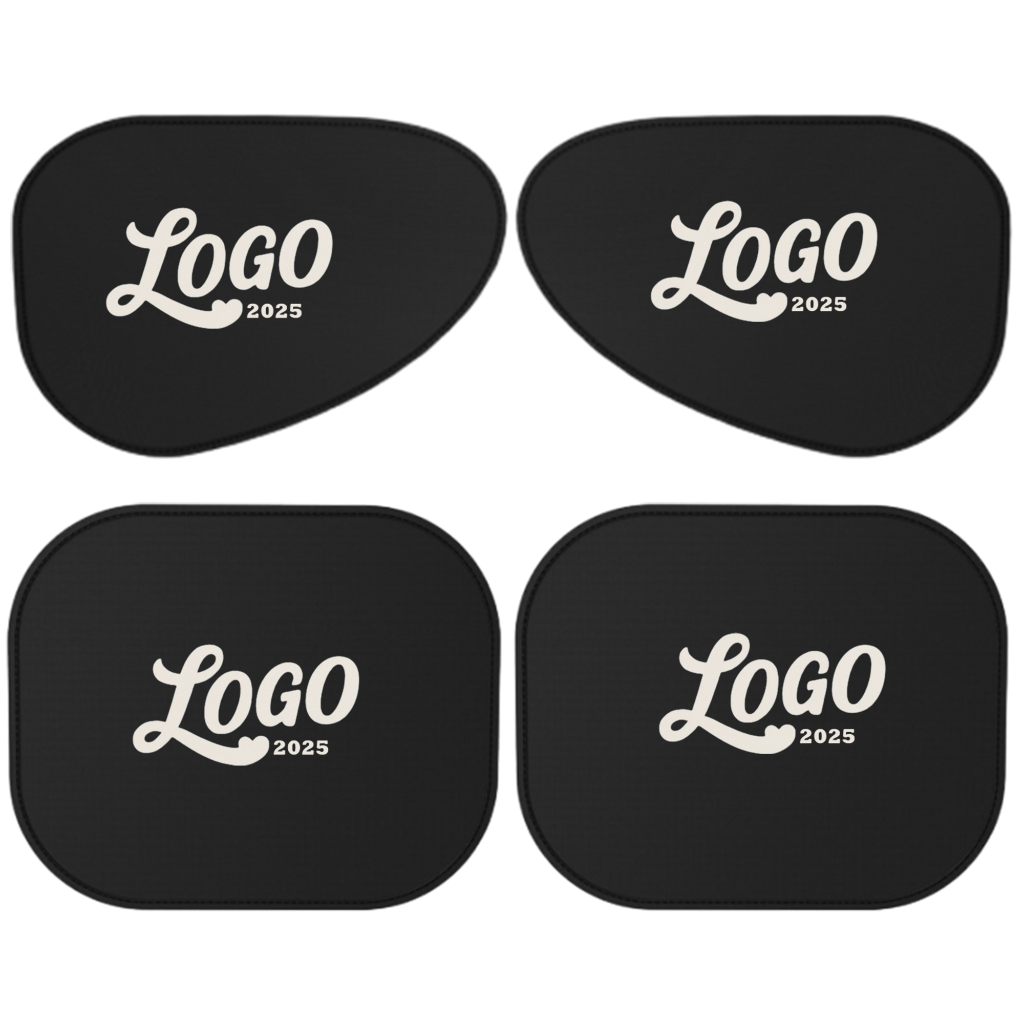 Foldable PET Static Cling Car Side Window Sunshade 4