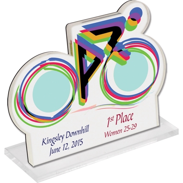 Custom Desk Plaques with slotted base 18