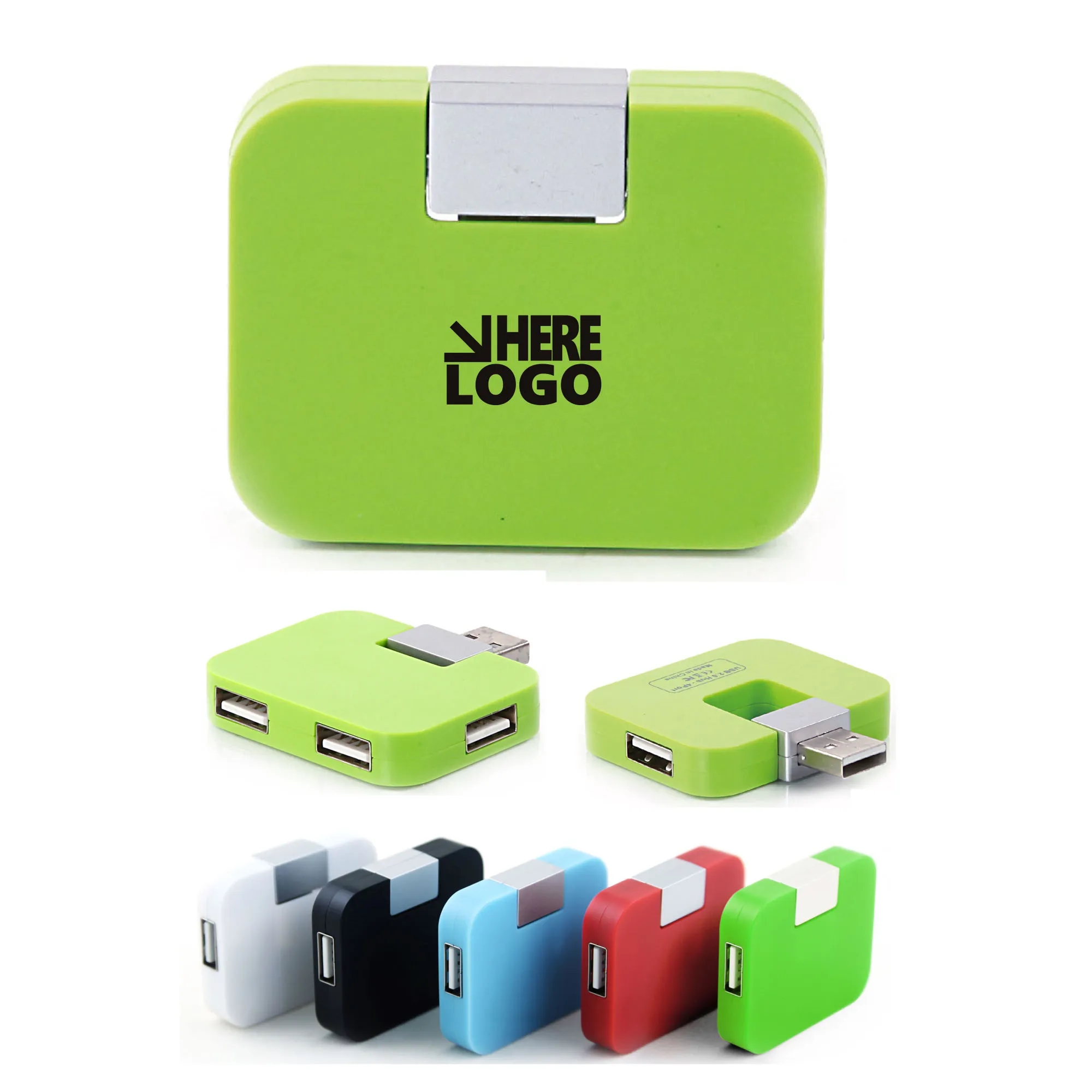 Portable USB 4 Port 2.0 HUB 14