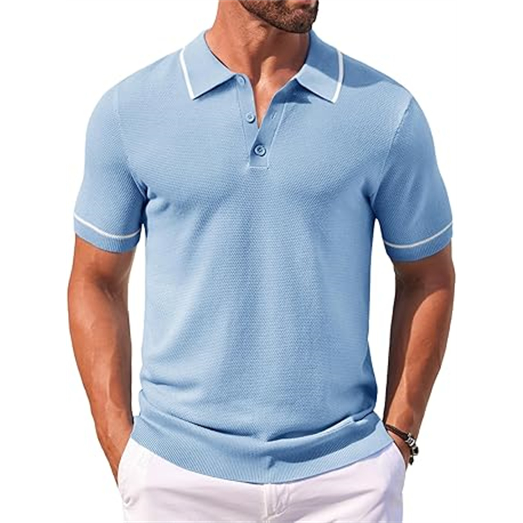 Men's Knit Golf Polo Shirt 42