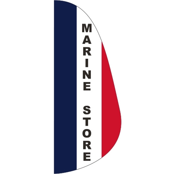 3' x 8' Message Feather Flag - Marine Store
