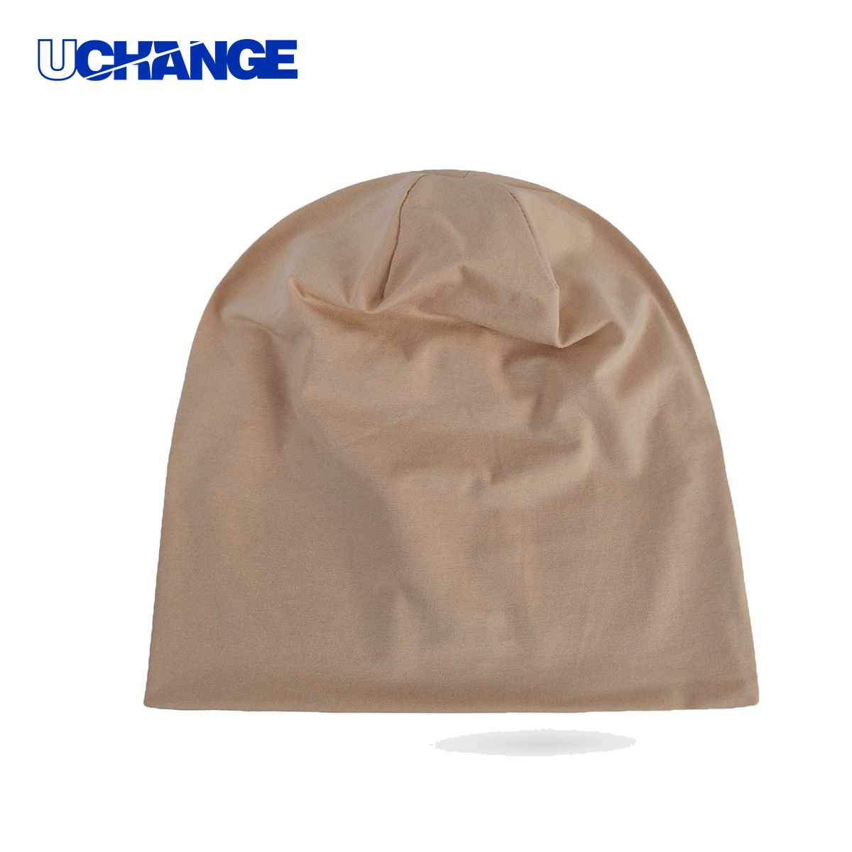 Acrylic Knit Beanie Hat with Embroidery 8 5/8" x 8 1/4"