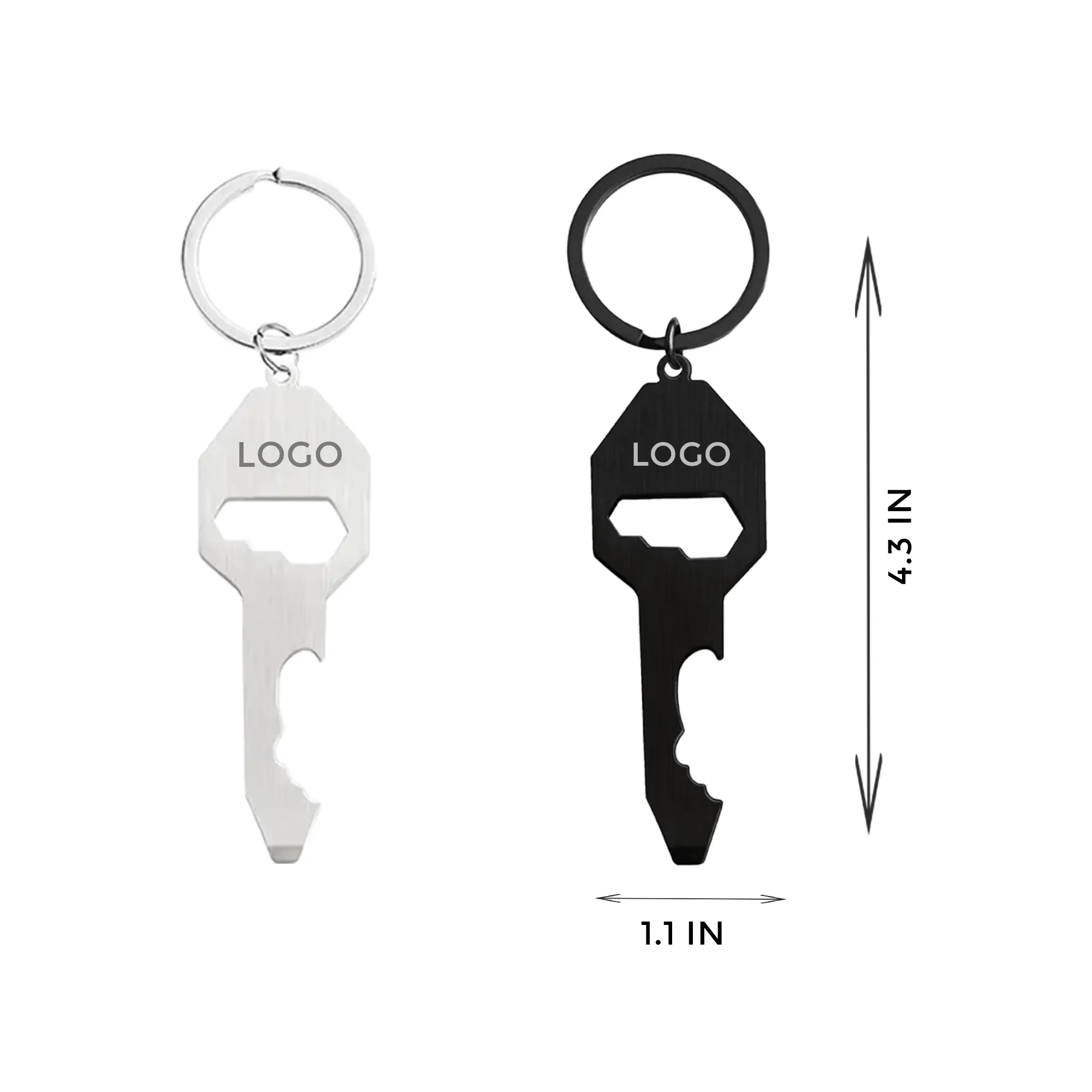 Stainless Steel Bottle Opener Keychain
