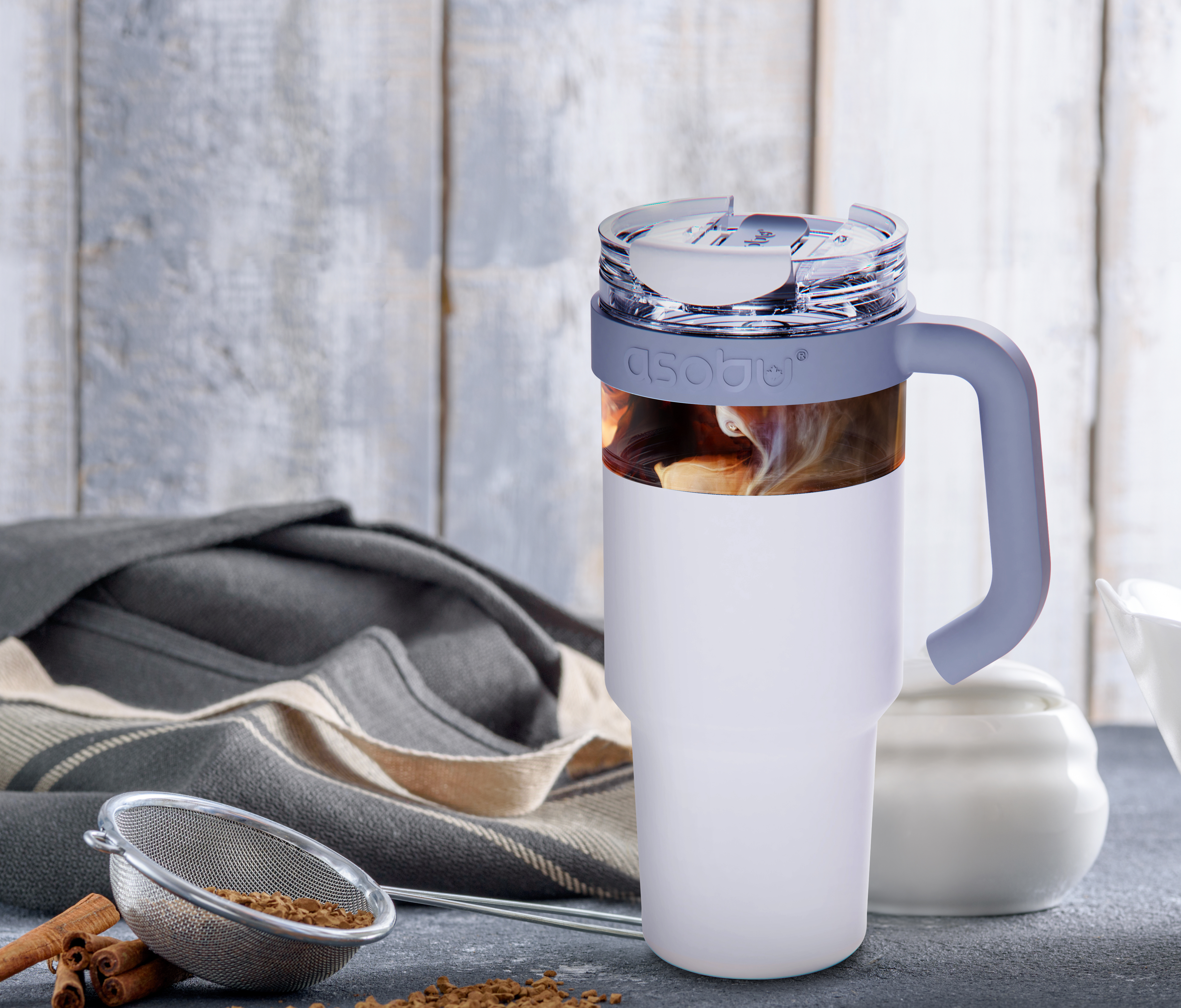 34 oz. Asobu Explorer - See-Through Mug w/ Detachable Base 7