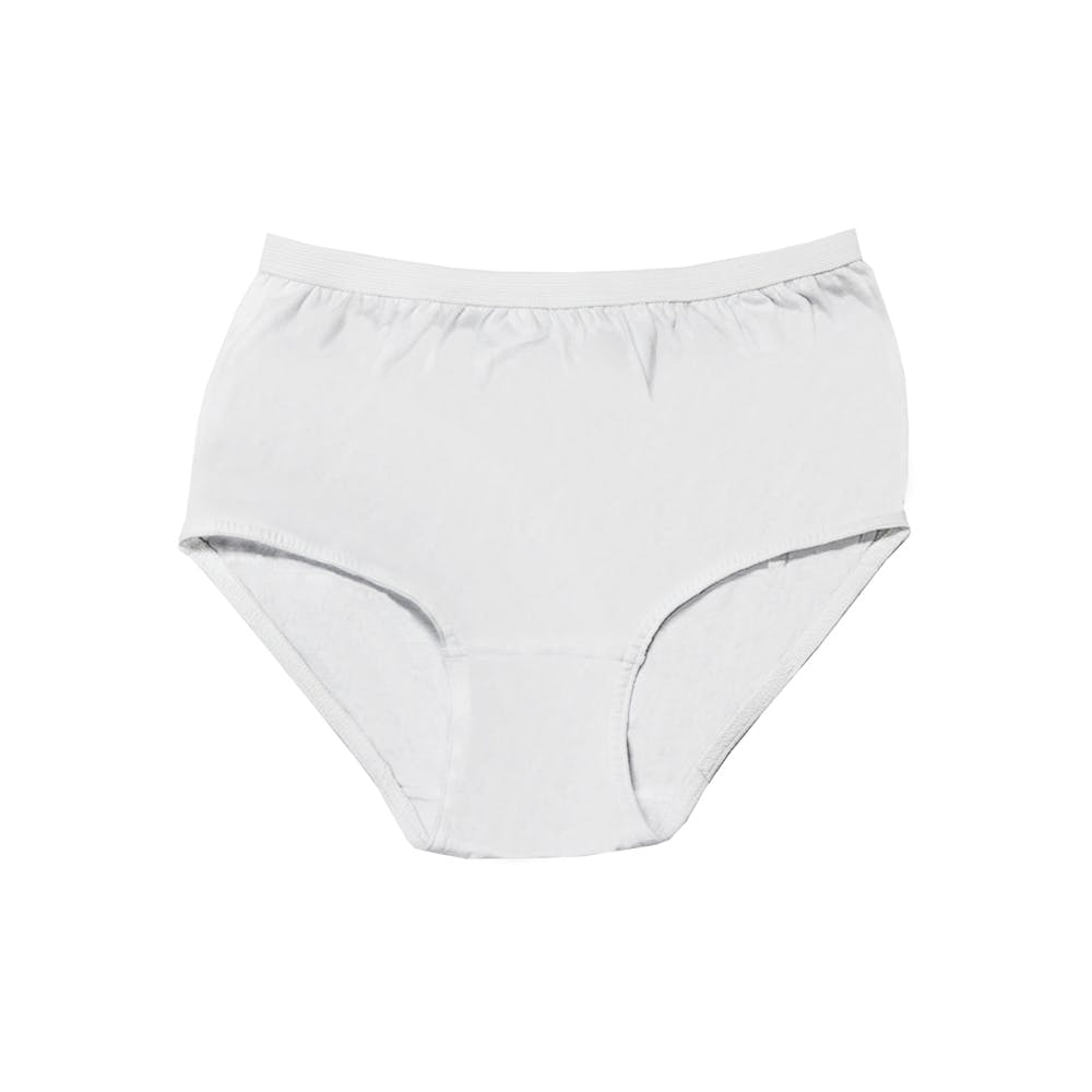 Women's Cotton Plus Panties - White - Size 10 3