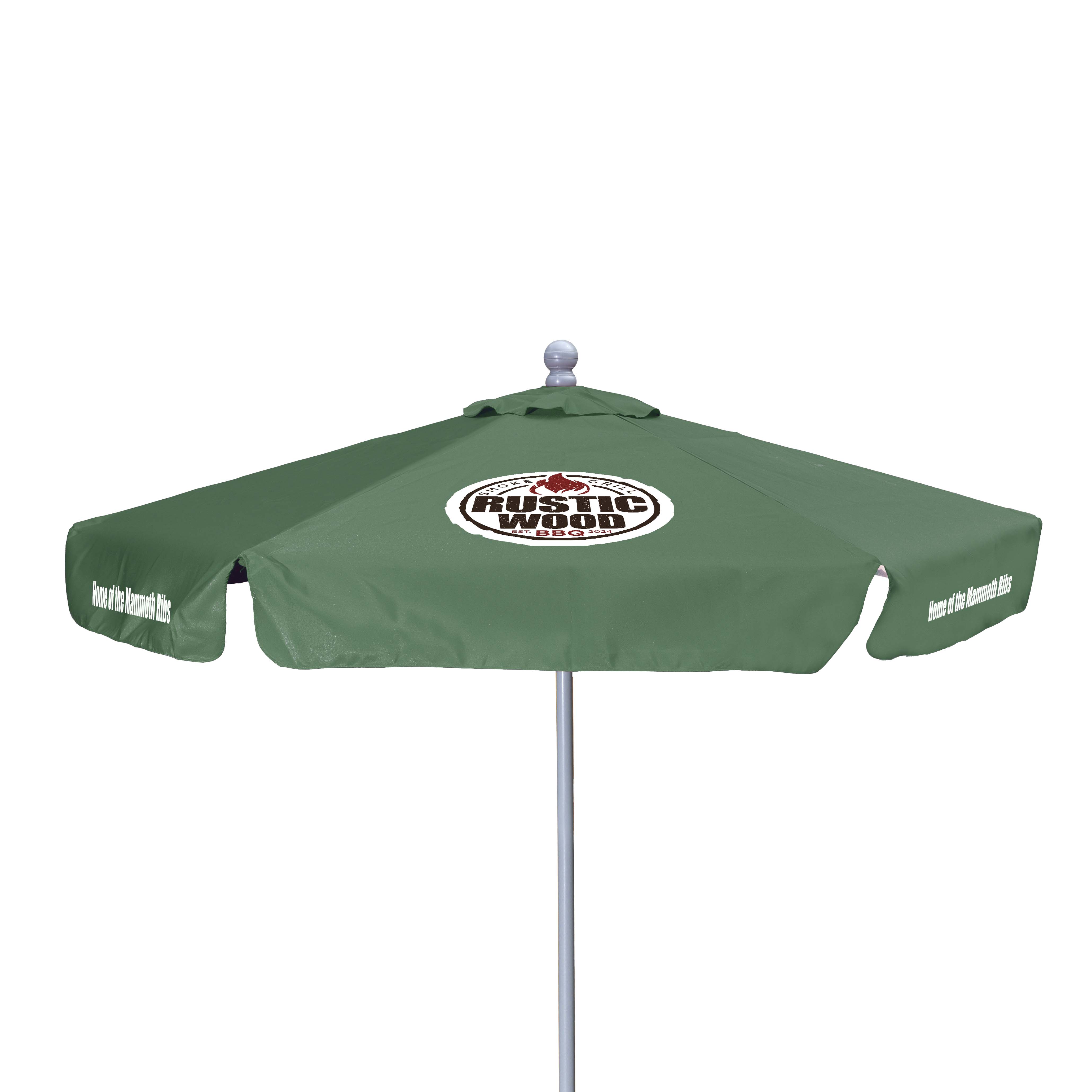 7' Deluxe Market Umbrella Kit with Valance (6 Imprints) 10