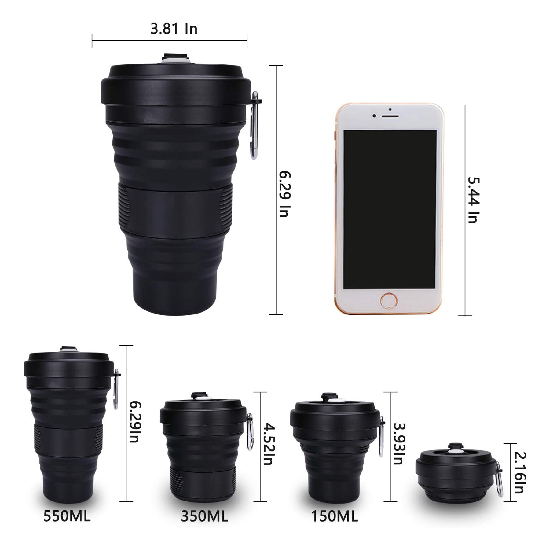 18oz Collapsible Travel Cup 6