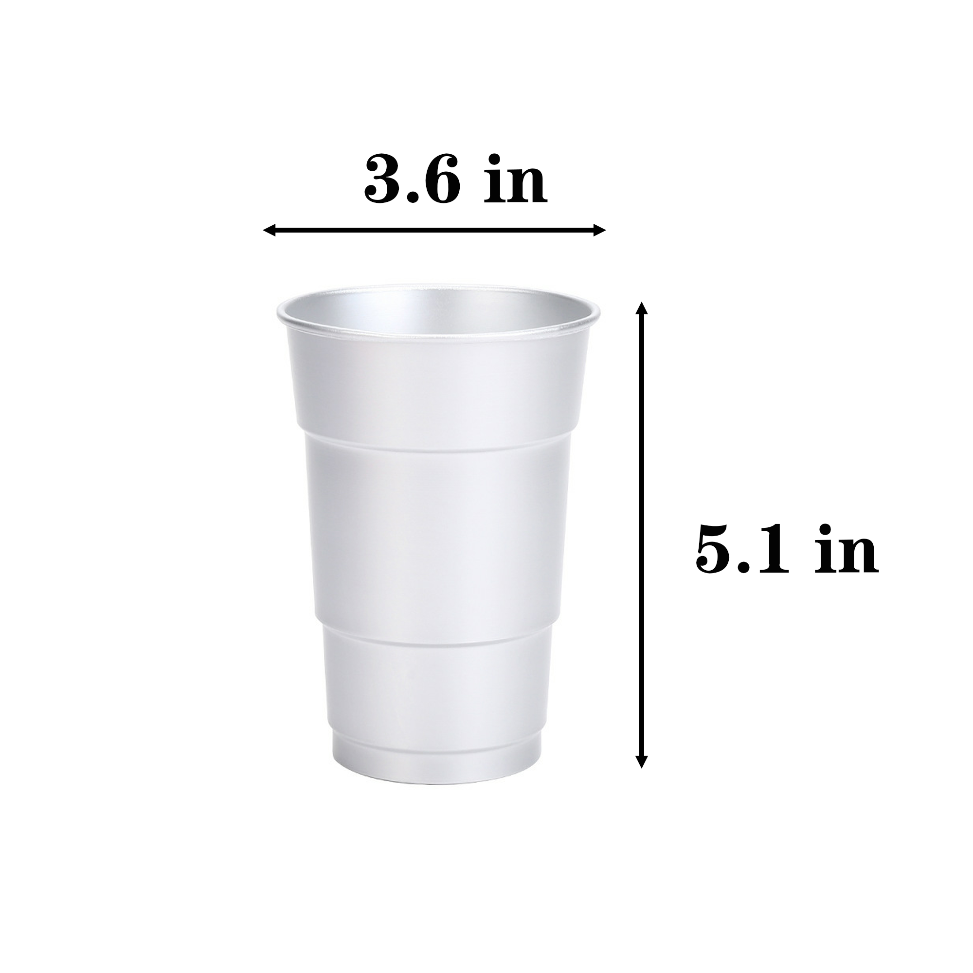 16 oz Premium Aluminum Party Cup 5
