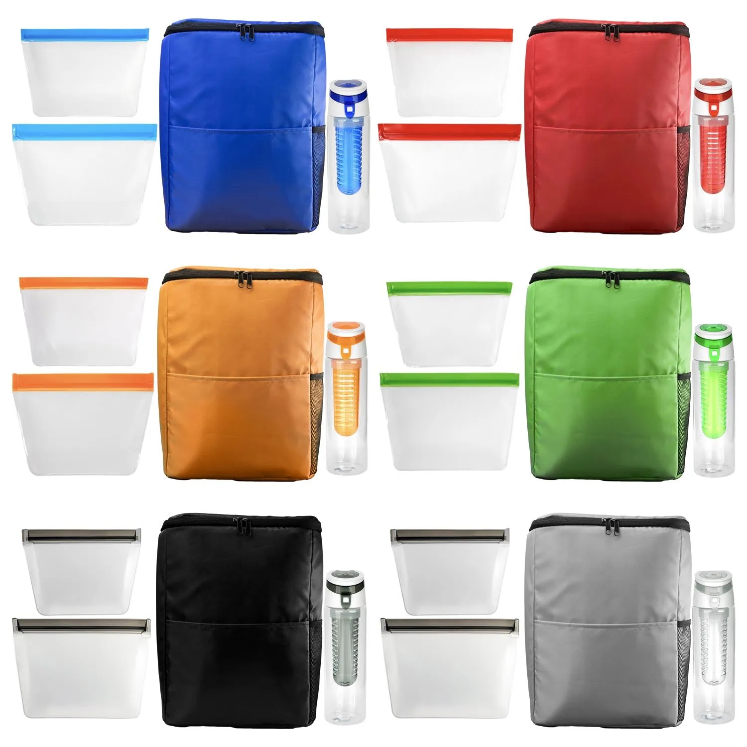 Sporty RPET Food Storage and Drink Set 3