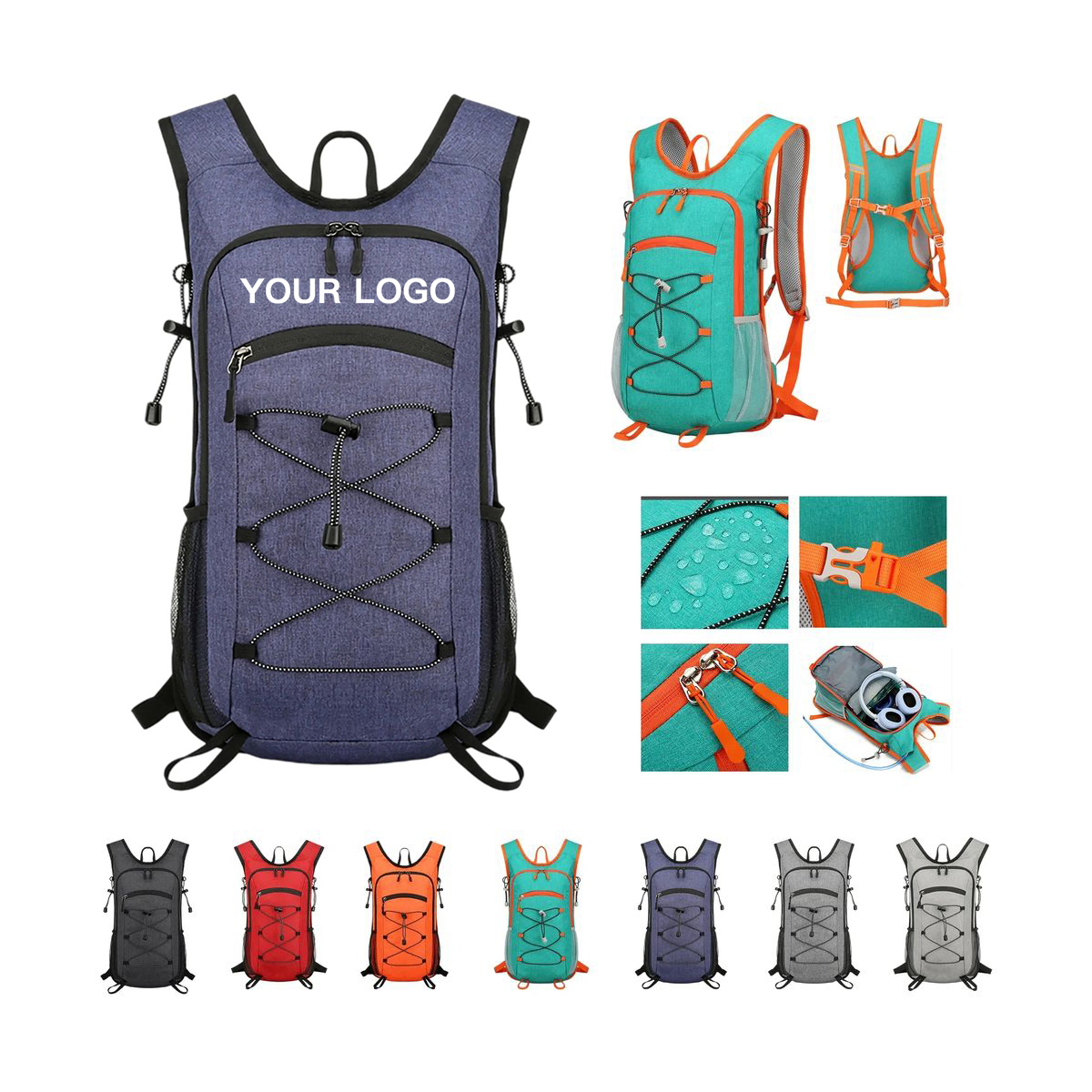 Tear Resistant Backpack for Fitness and Trips