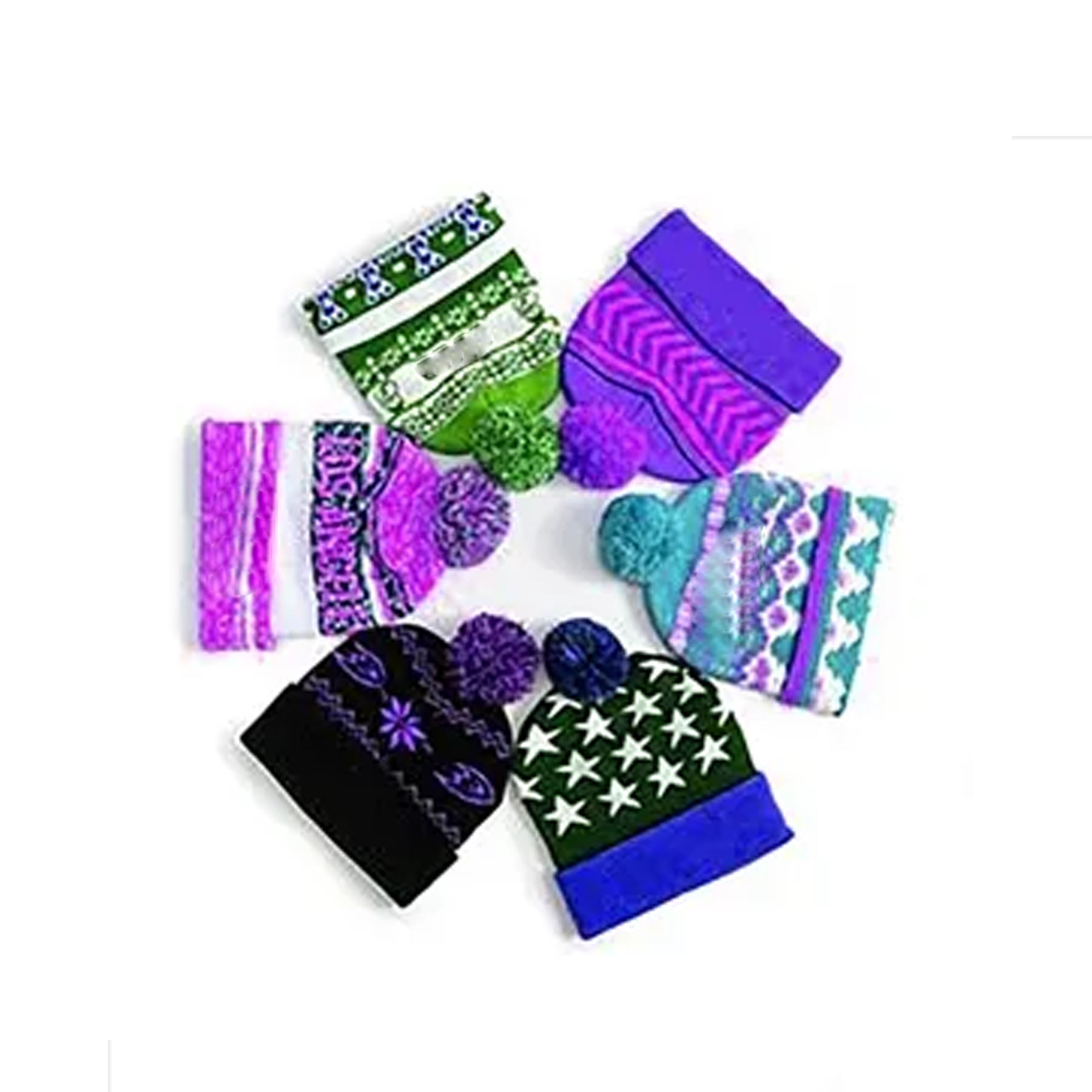 Jacquard Knit Beanie 9
