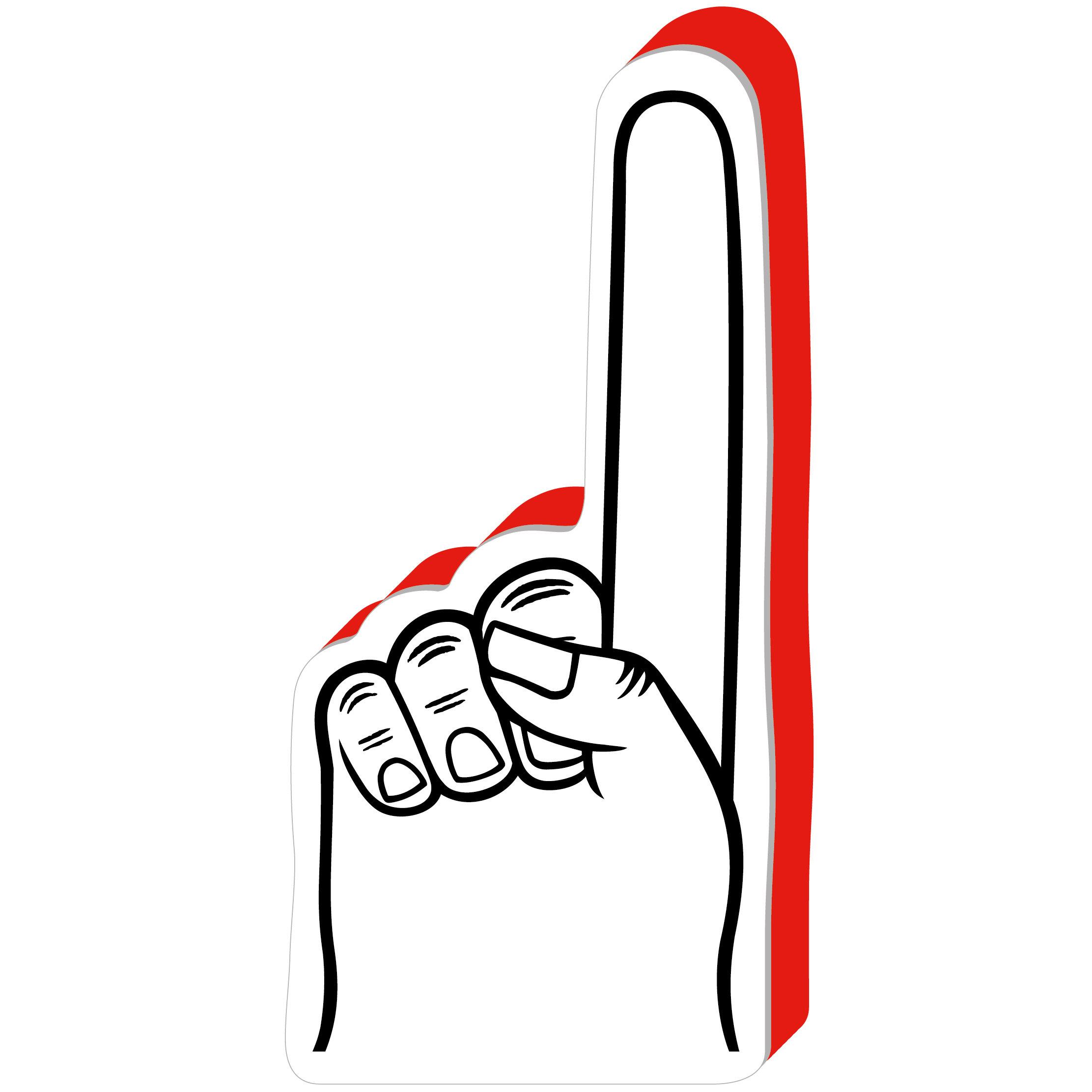 16" Signature Foam Hand 67