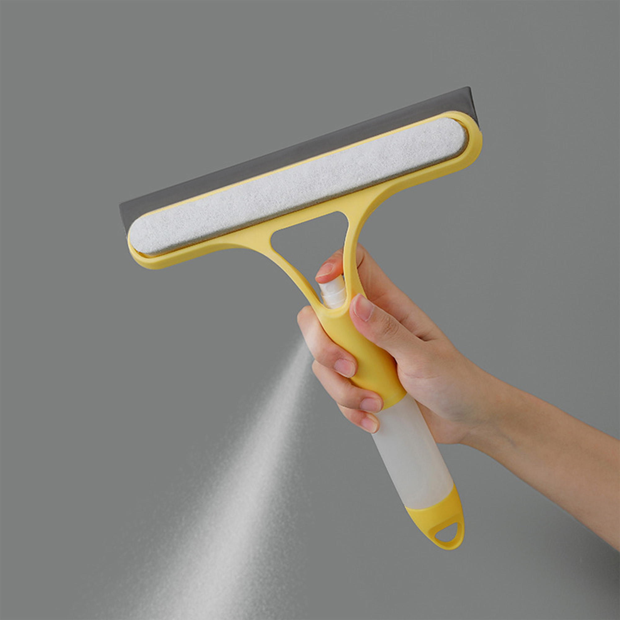 Windows Glass Cleaner Shower Squeegee With Spray Bottle 9