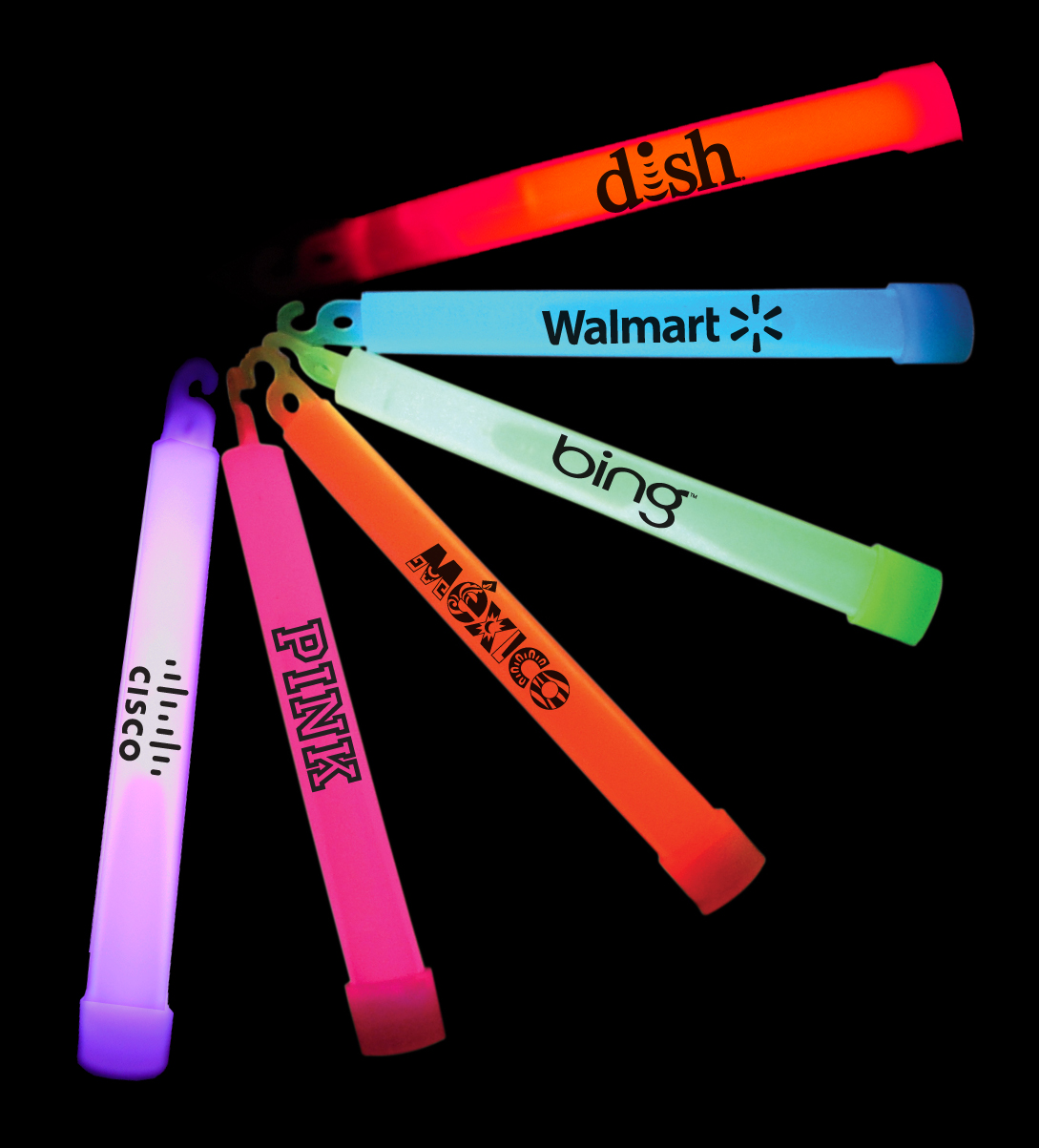 6" Glow Stick With Lanyard - Light Up