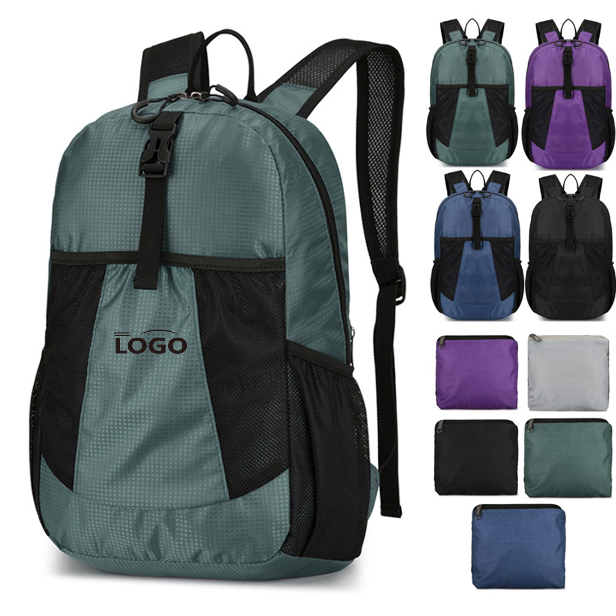 Lightweight Backpack with Waterproof Design and Multiple Pockets