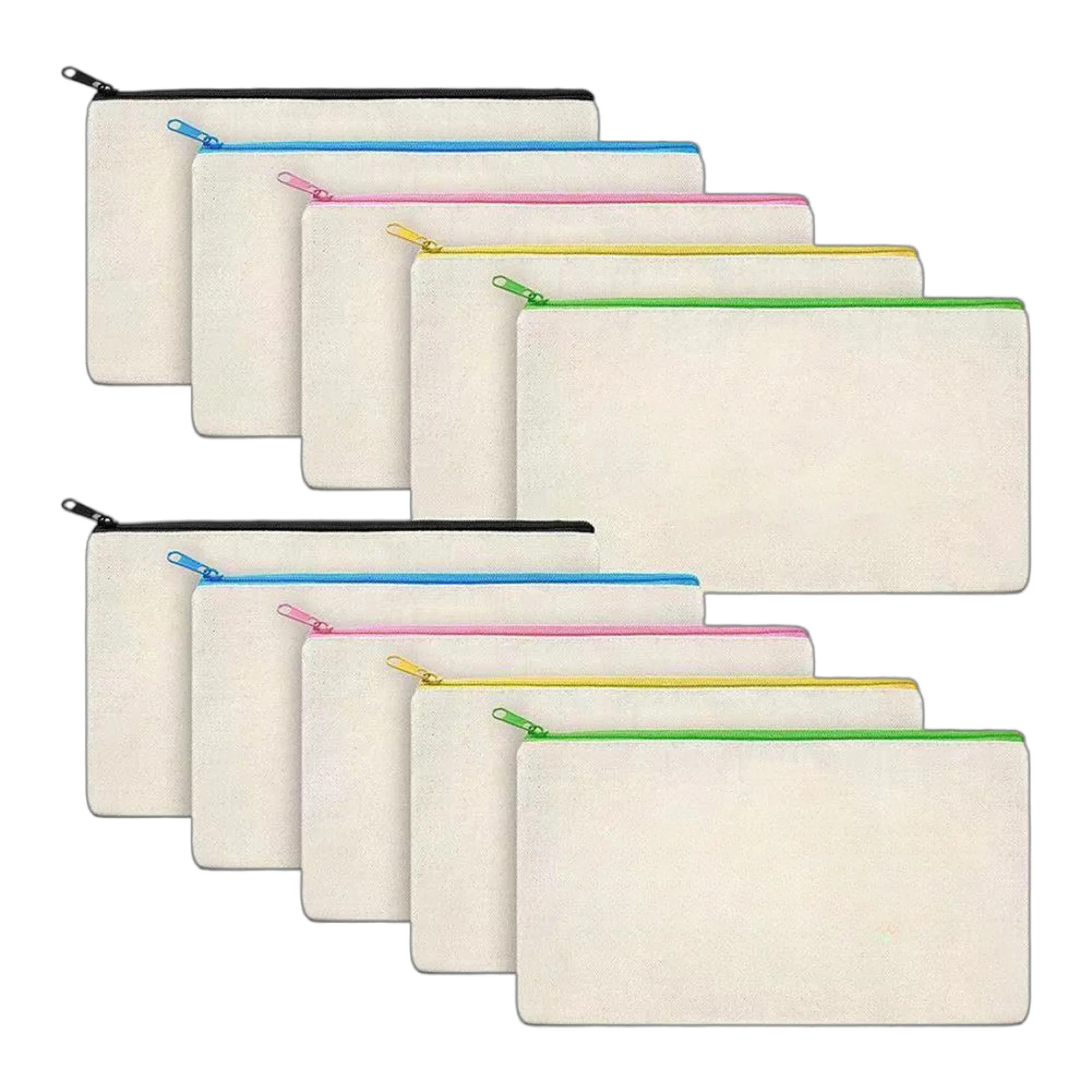 8"L x 6"W Canvas Pencil Bag 3