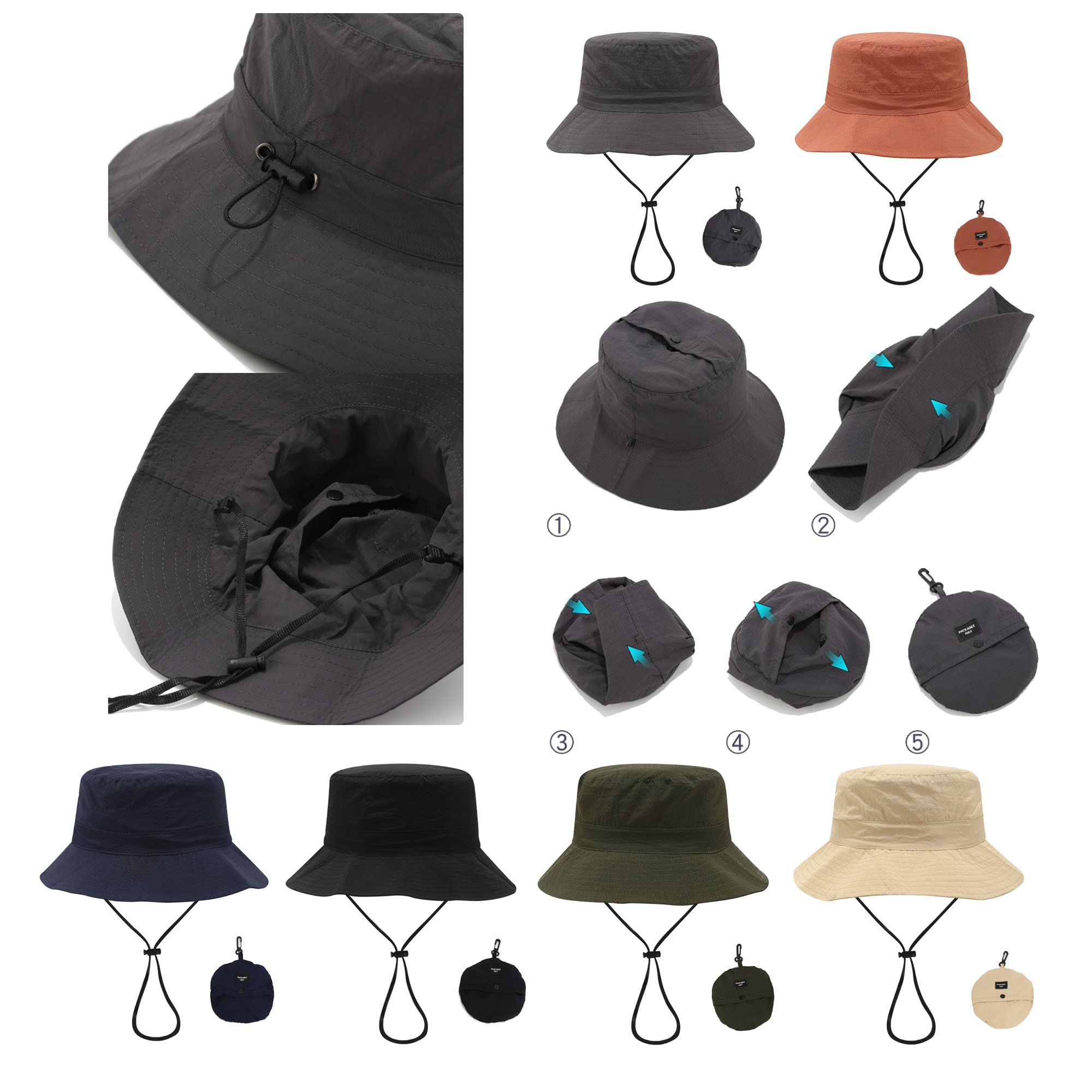 MOQ50 Sunscreen Can Be Applied To Flip-Flop Hats