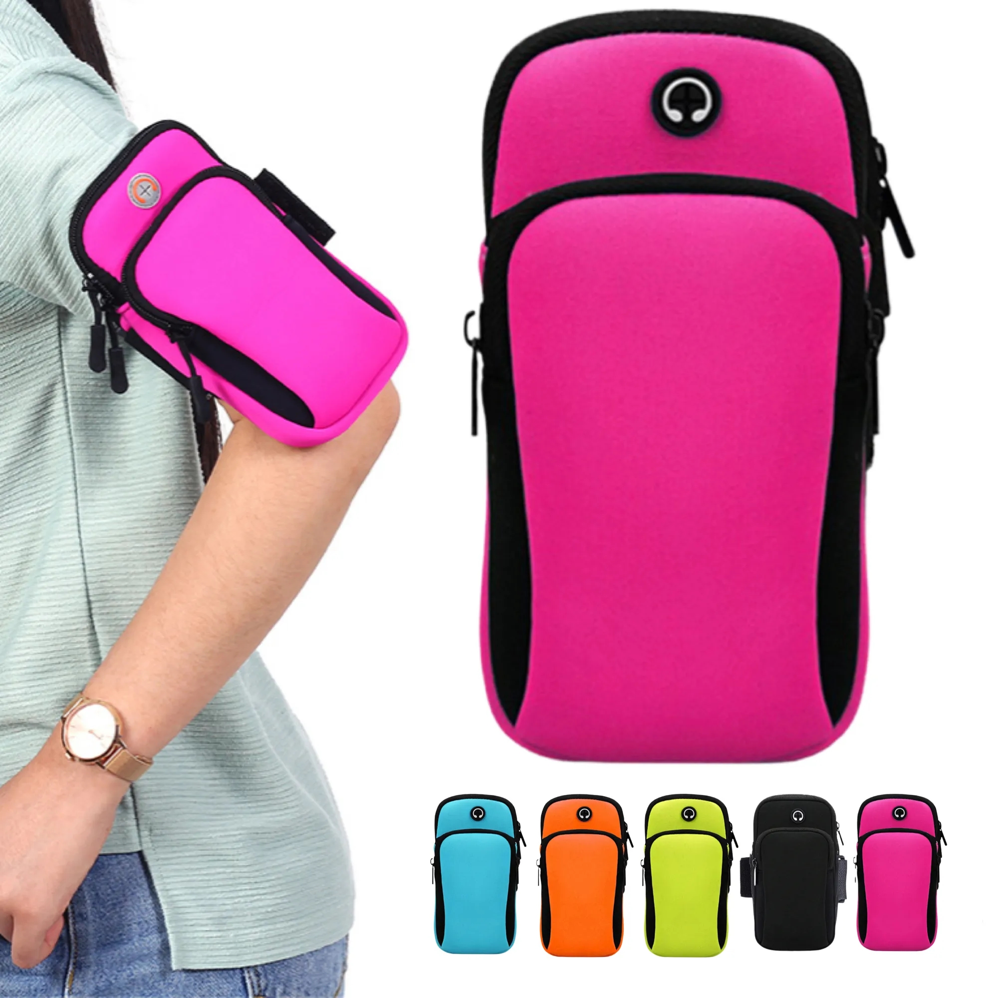 MOQ50 Sports Phone Holder Armband Arm Bag 8