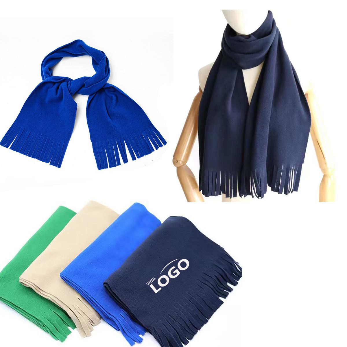 Down pashmina scarf Winter Polar Fleece Scarves 6