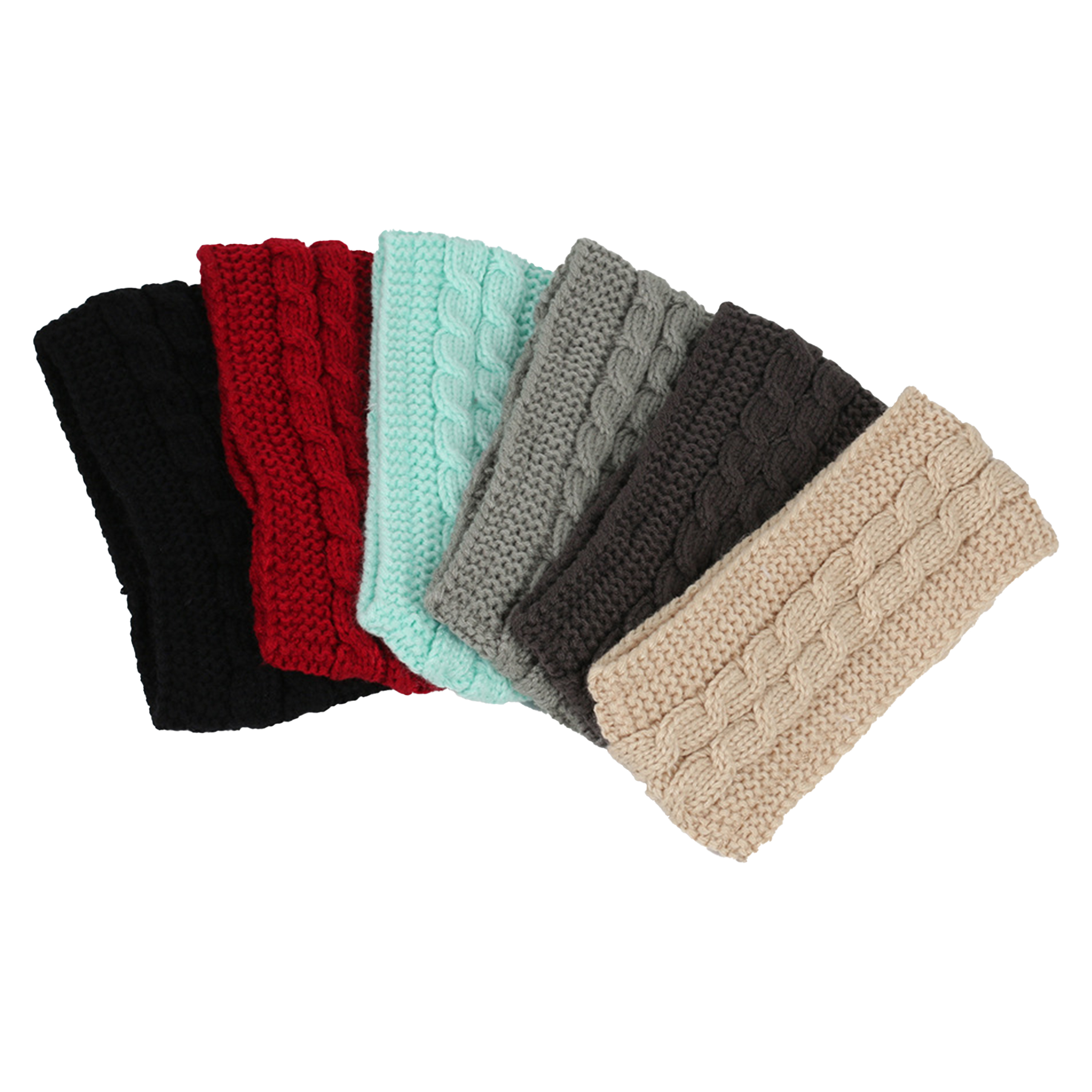 Acrylic Winter Velvet Knit Sports Headband 26