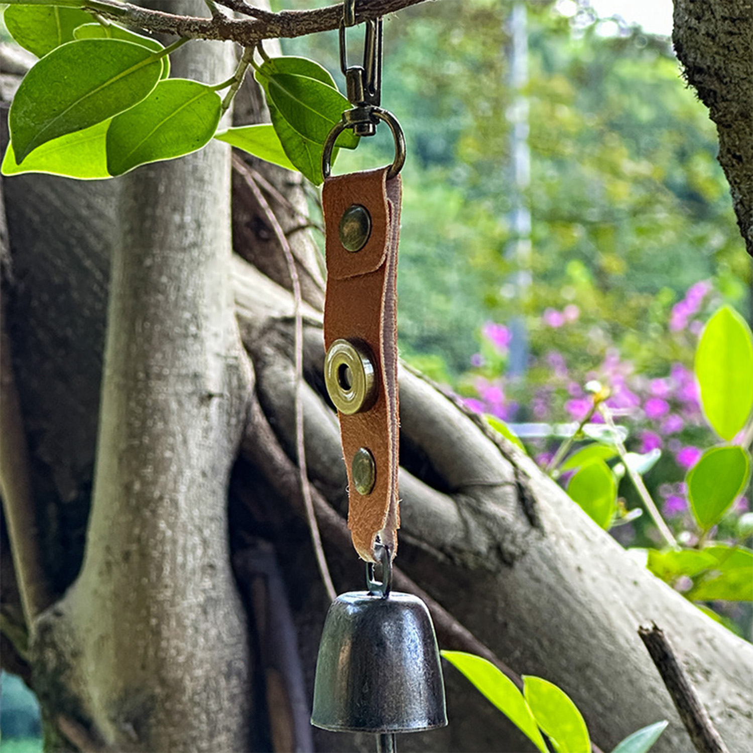 50pcs Min Order Bear Bell Metal Loud Hiking Bells Keychain