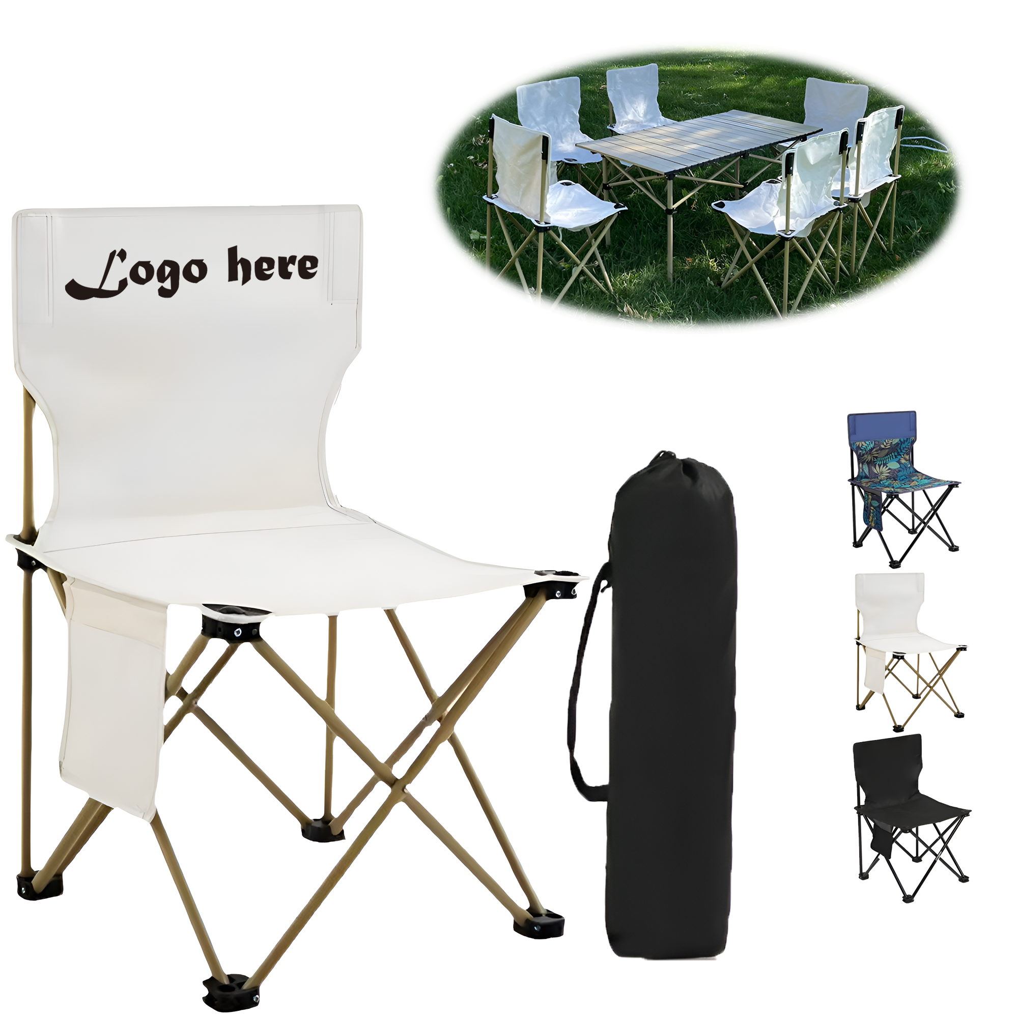 MOQ 20 PCS Camping Folding Outdoor Chair