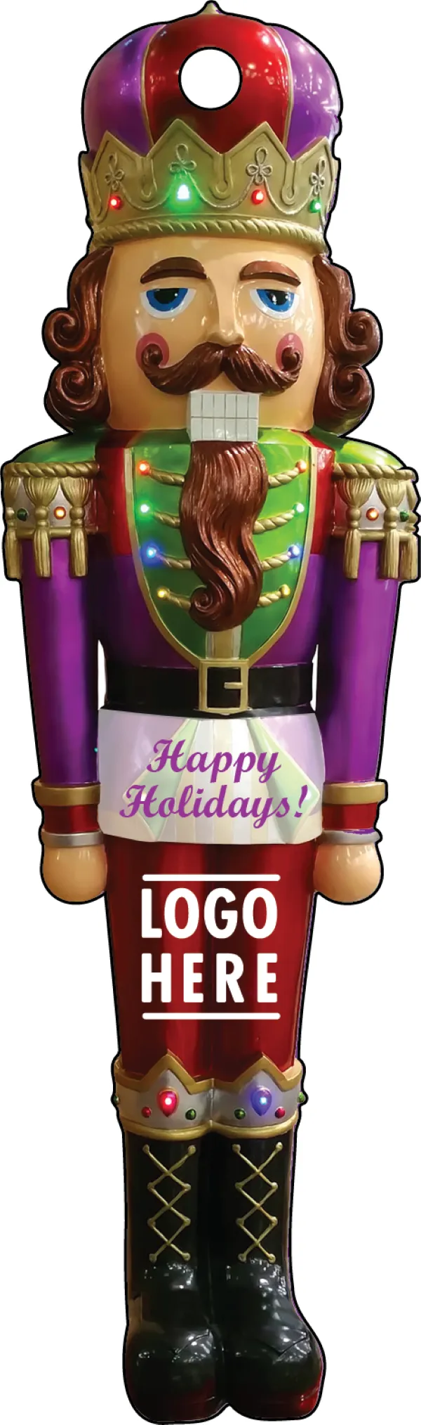 1/4" Recycled Wood Ornaments-Nutcracker 2